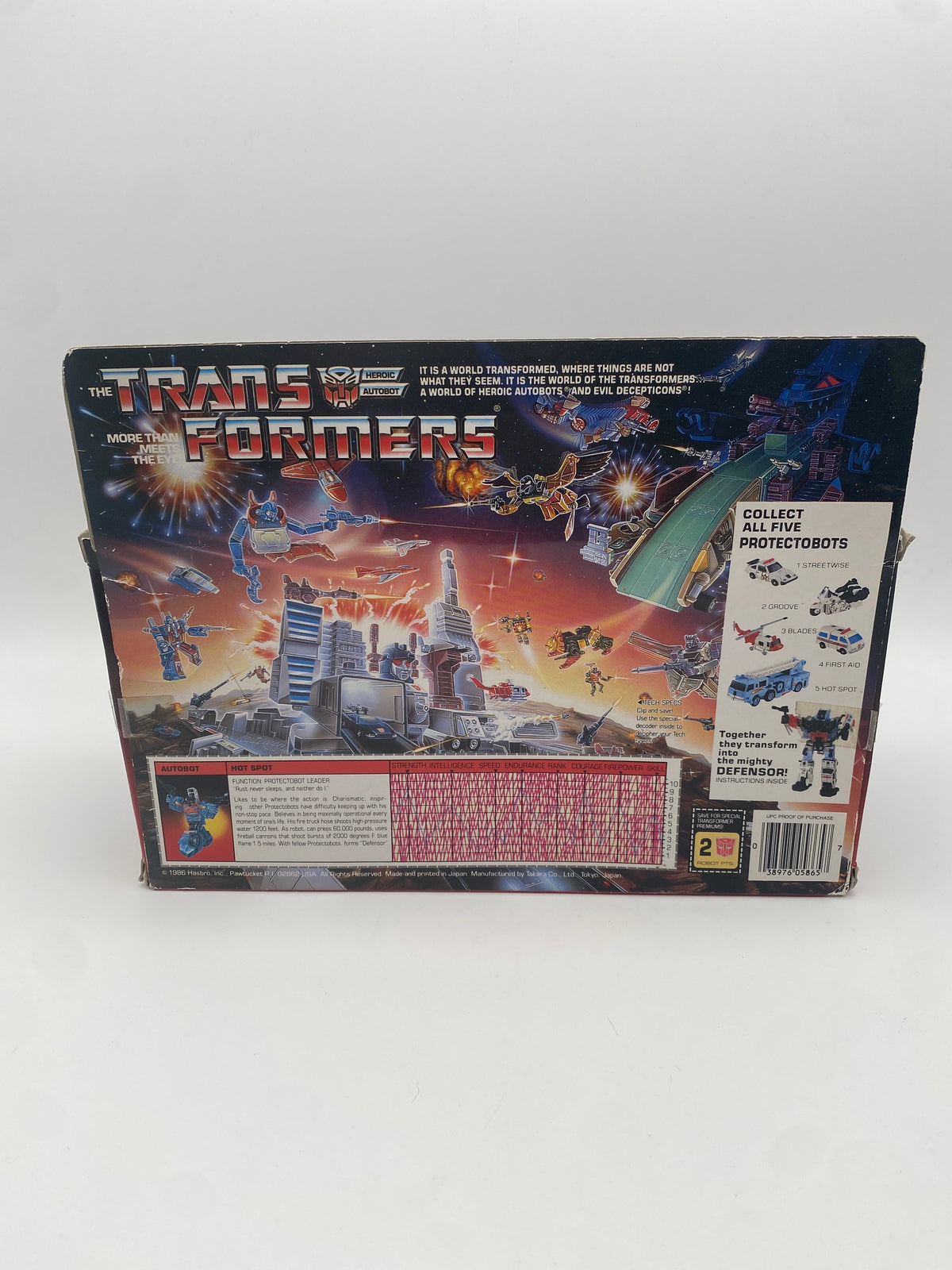 Hasbro Transformers 1986 G1 Protectobot Leader Hot Spot, photo 3 of 8