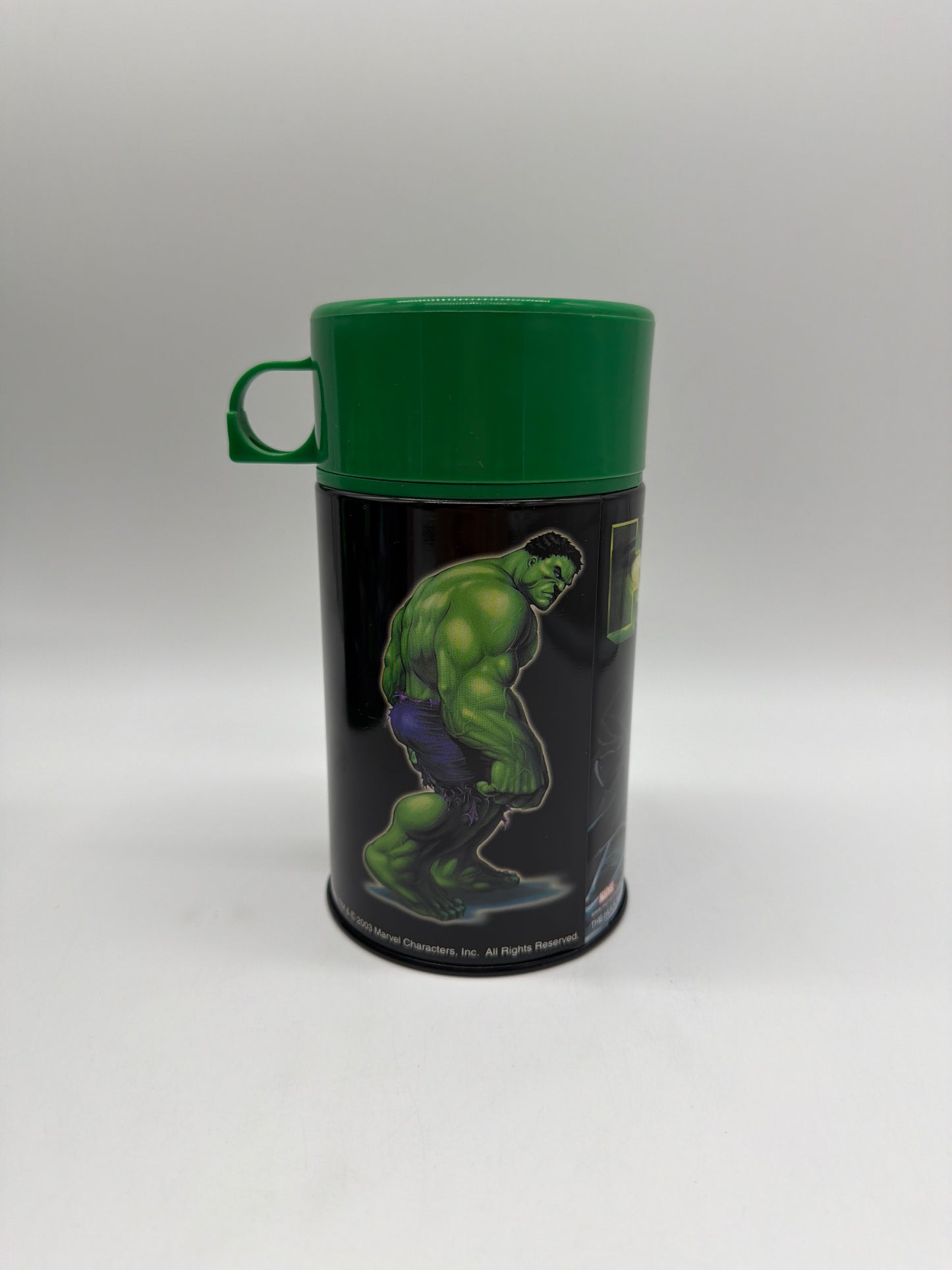 NECA 2003 Marvel Hulk Tin Lunch Box with Thermos