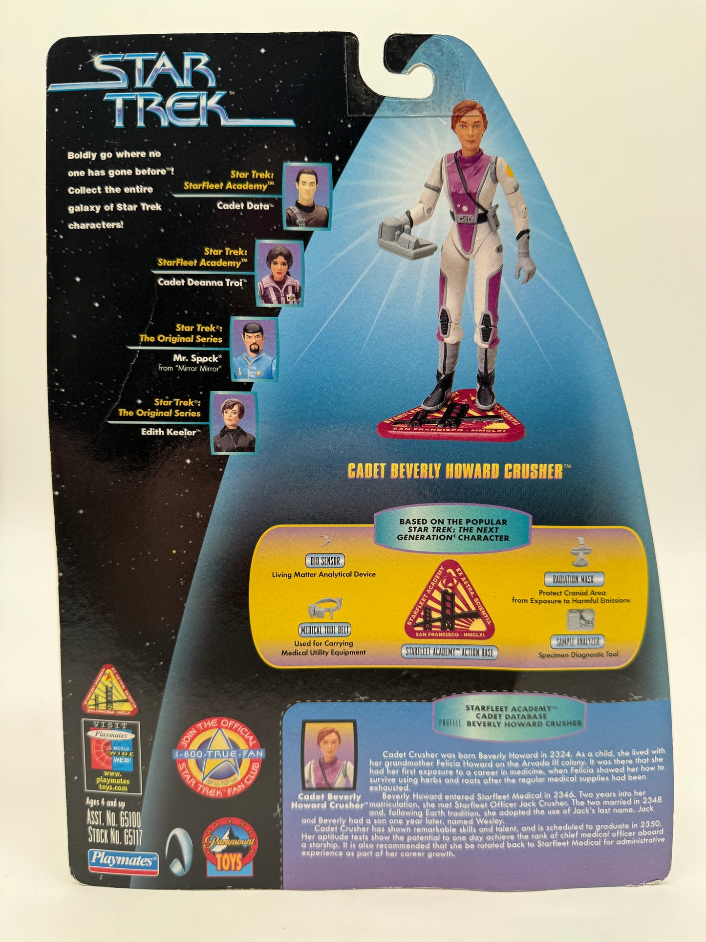 Star Trek Cadet Beverly Howard Crusher 1997 Playmates