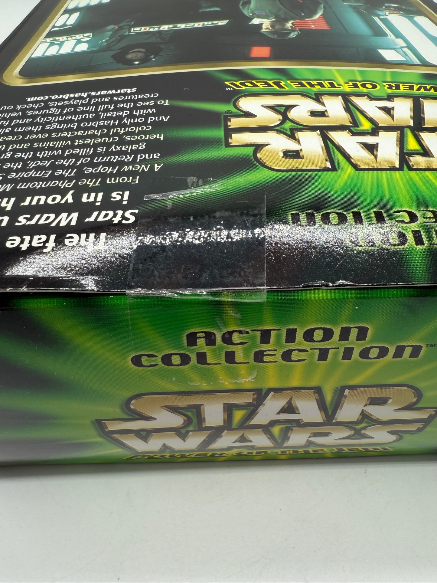 Hasbro 2001 Star Wars Power of The Jedi Death Star Trooper with Imperial Blaster