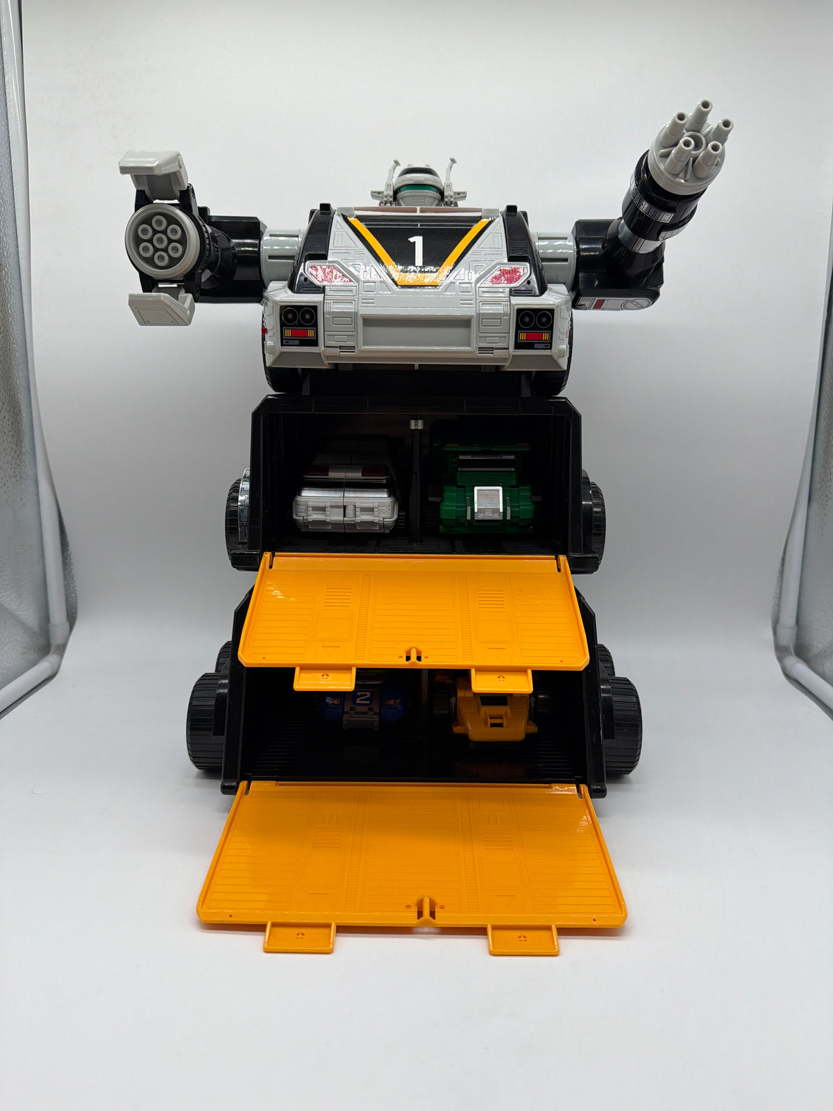 Bandai 1997 Mighty Morphin Power Rangers Turbo Deluxe Artillatron the Turbo Transport, photo 2 of 12