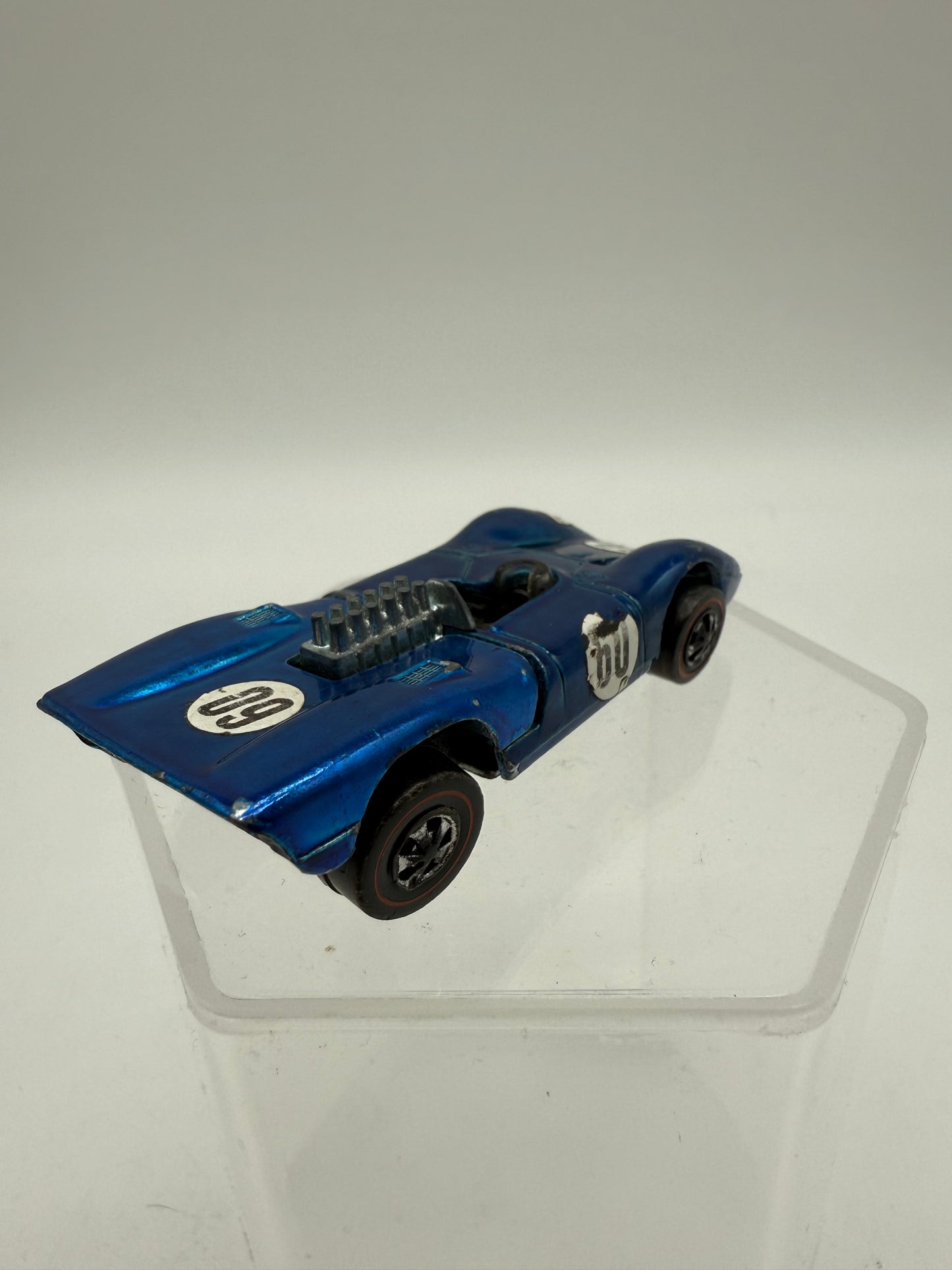Hot Wheels Vintage Redline Ferrari 312P (Blue) 1969 Mattel