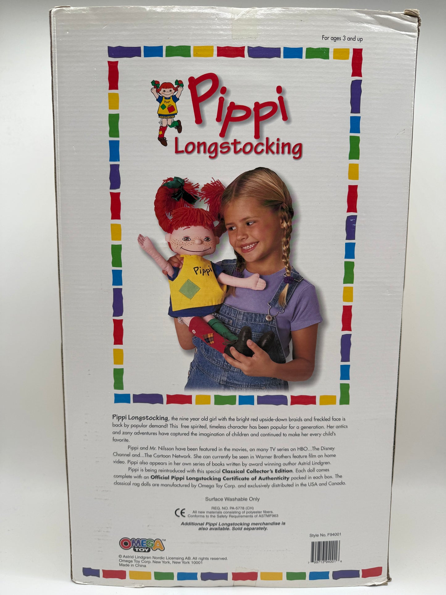 Omega Toy 1988 Pippi Longstocking