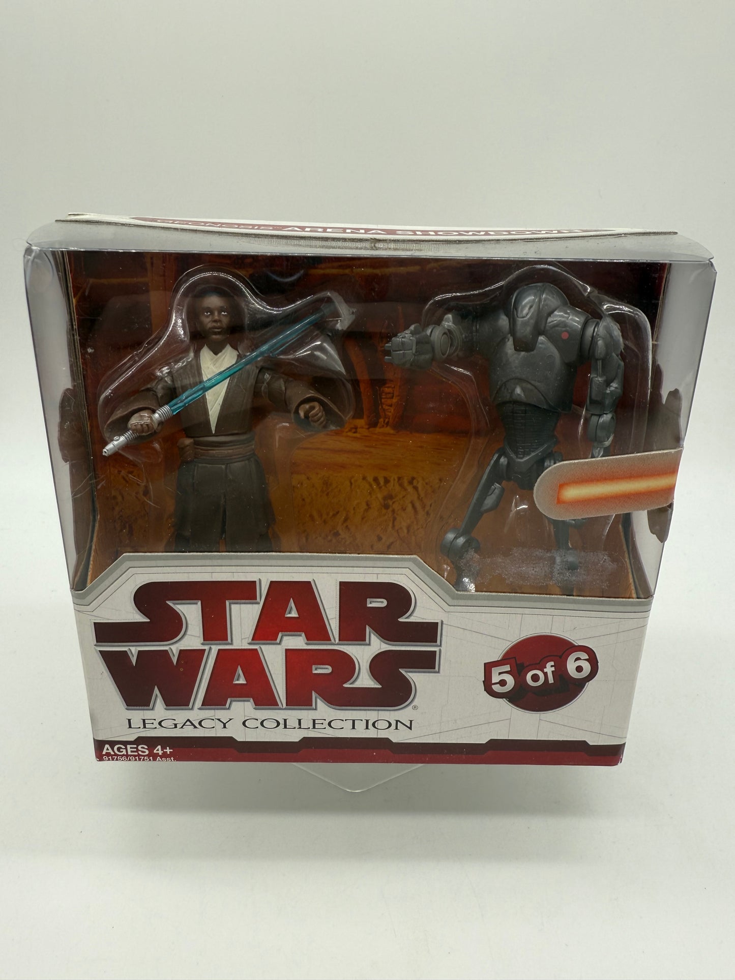 Hasbro 2009 Target Exclusive Star Wars Legacy Collection Geonosis Arena Showdown Roth-Del Masona VS Super Battle Droid