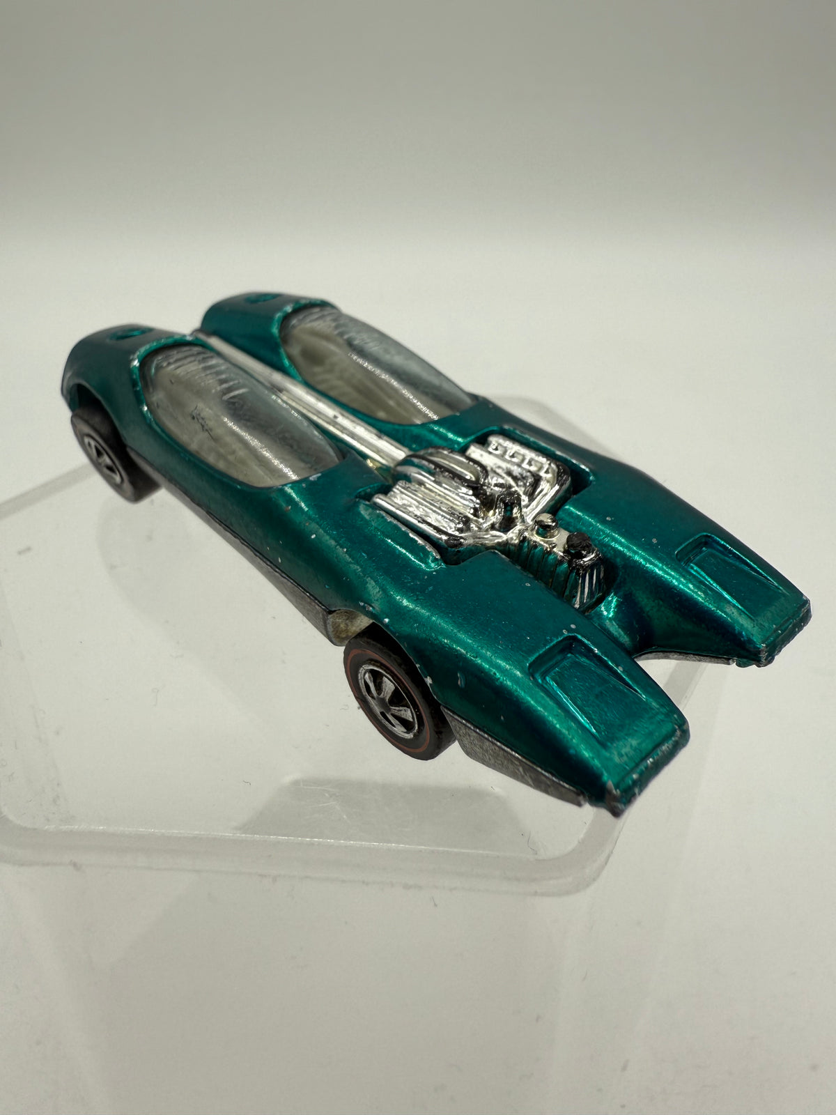 Hot Wheels Vintage 1969 Redline Splittin Image Aqua Green Mattel, photo 3 of 14