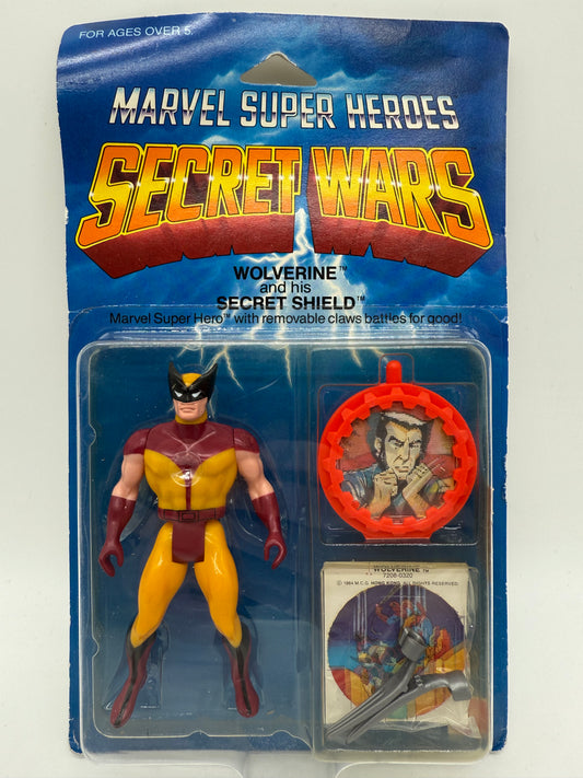 Mattel 1984 Marvel Super Heroes Secret Wars Wolverine and his Secret Shield