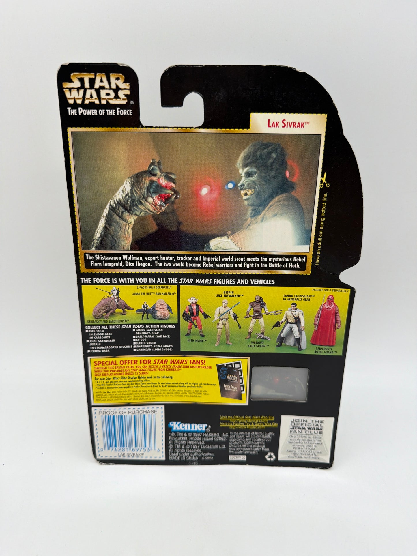 Kenner 1997 Star Wars The Power Of The Force Lak Sivrak