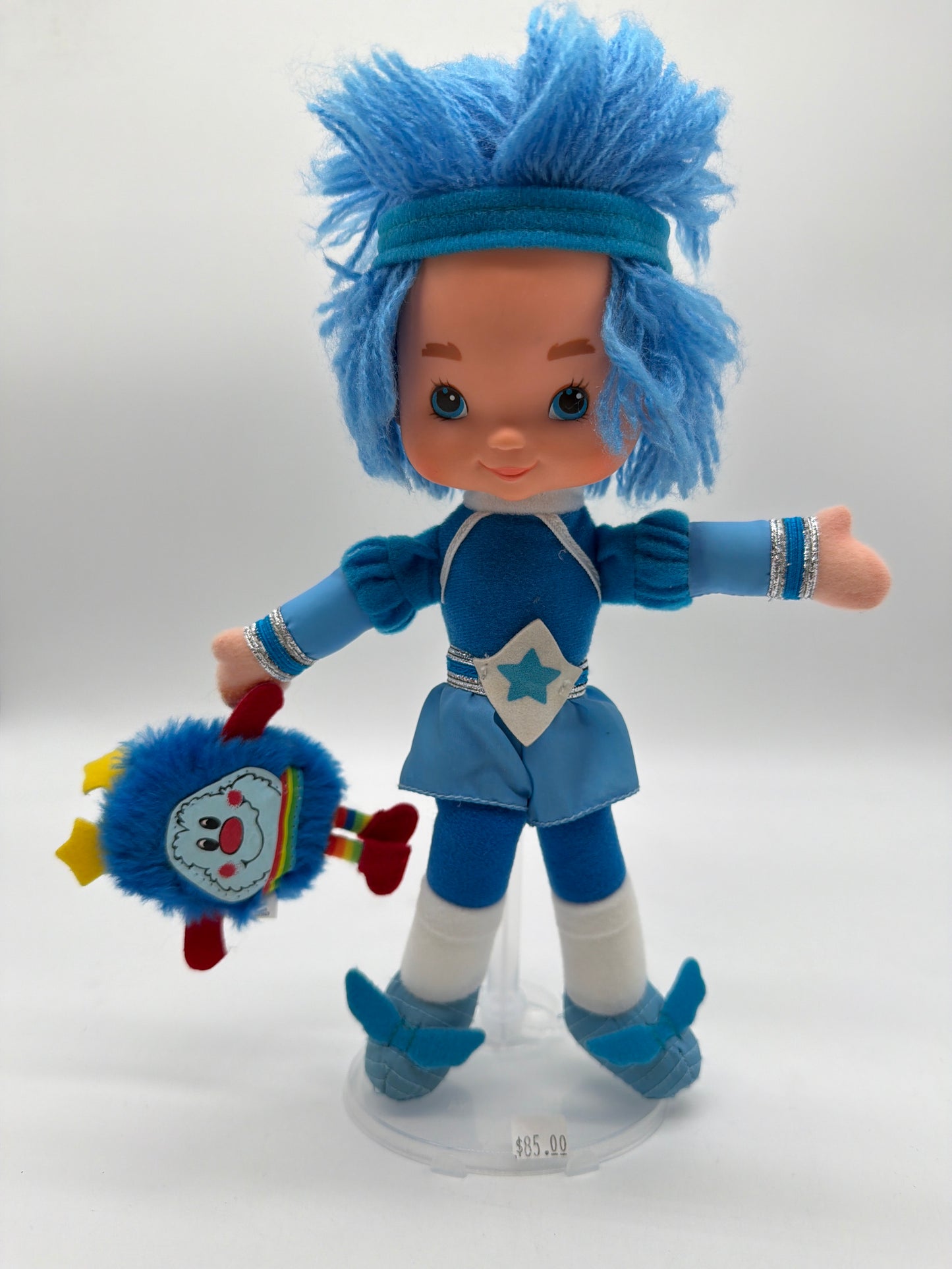 Mattel Rainbow Brite 1983 Buddy Blue and Champ Sprite
