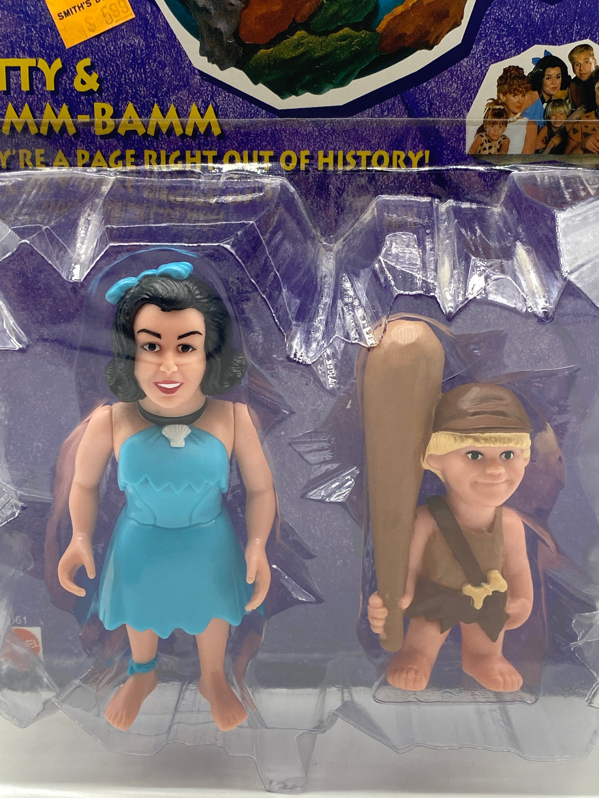 Mattel 1993 The Flintstones Betty & Bamm-Bamm Action Figures, photo 5 of 5