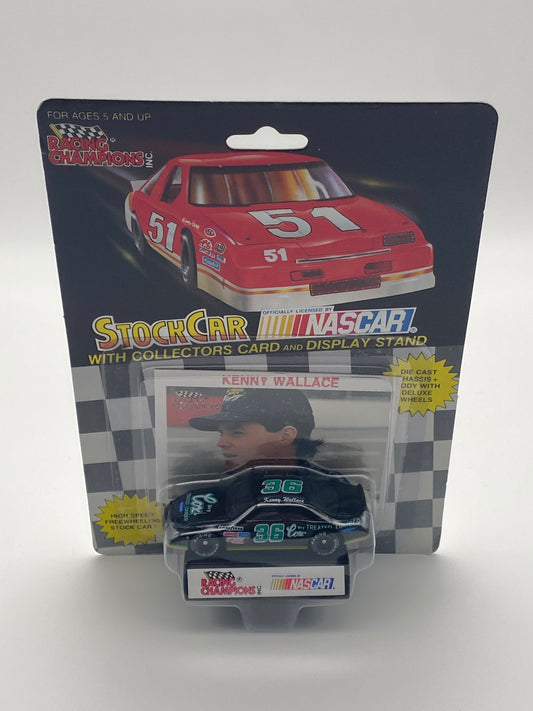 Racing Champions Nascar Stock Car 1991 Kenny Wallace #36 1:64 Die-Cast Car