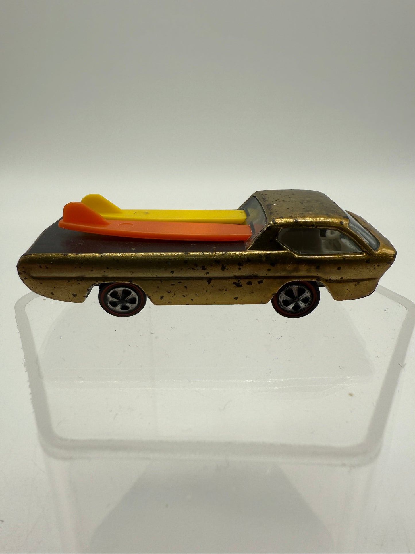 Hot Wheels Vintage 1967 Redline Dodge Deora Gold with Surfboards Loose