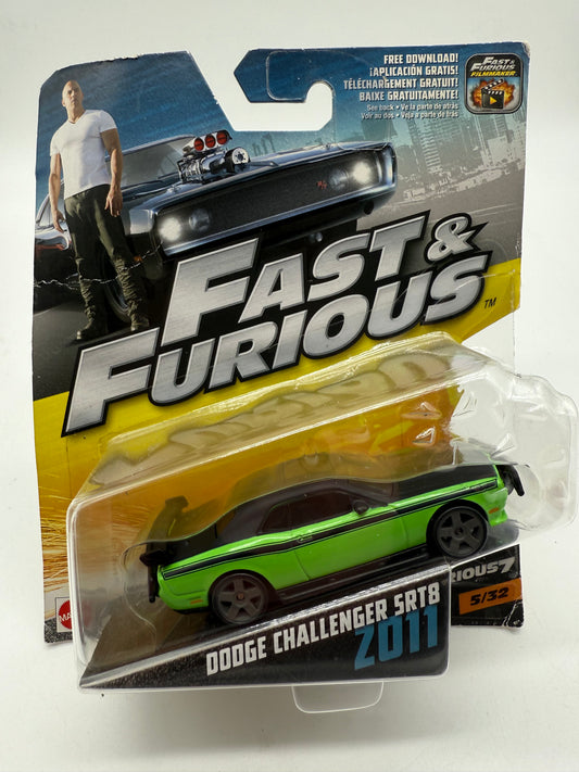 Hot Wheels Fast and Furious Dodge Challenger SRT8 2011 2016 Mattel