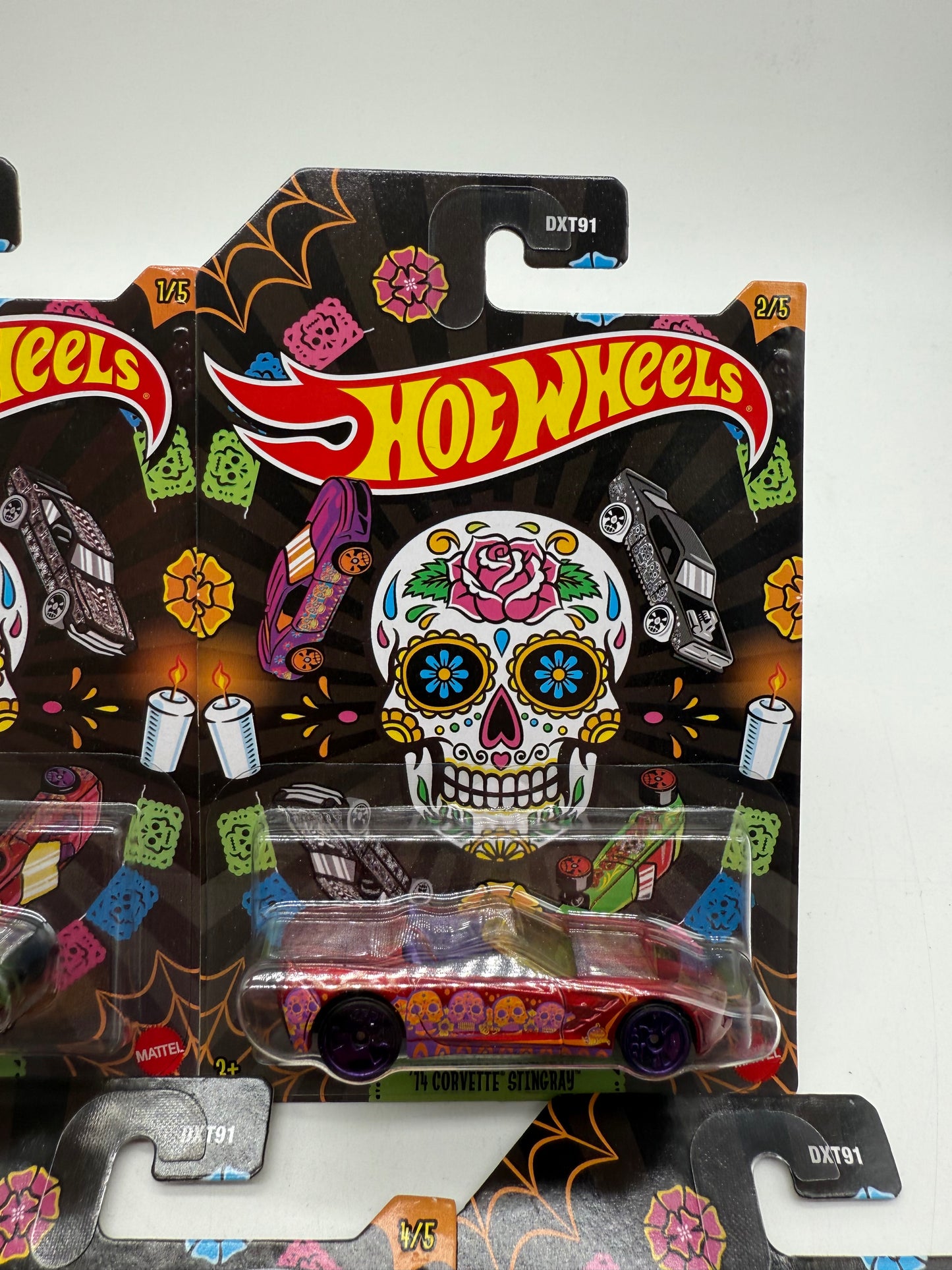 Hot Wheels Day Of The Dead 5 Car Set 2022 Mattel