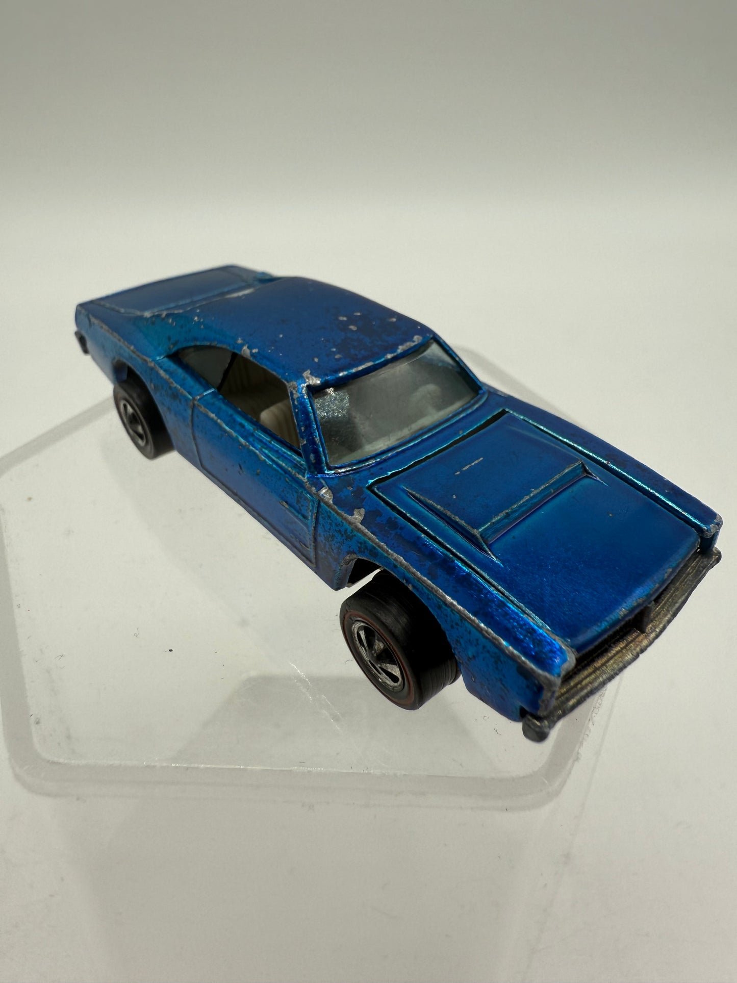 Hot Wheel Vintage Redline Custom Dodge Charger (Blue) 1968 Mattel