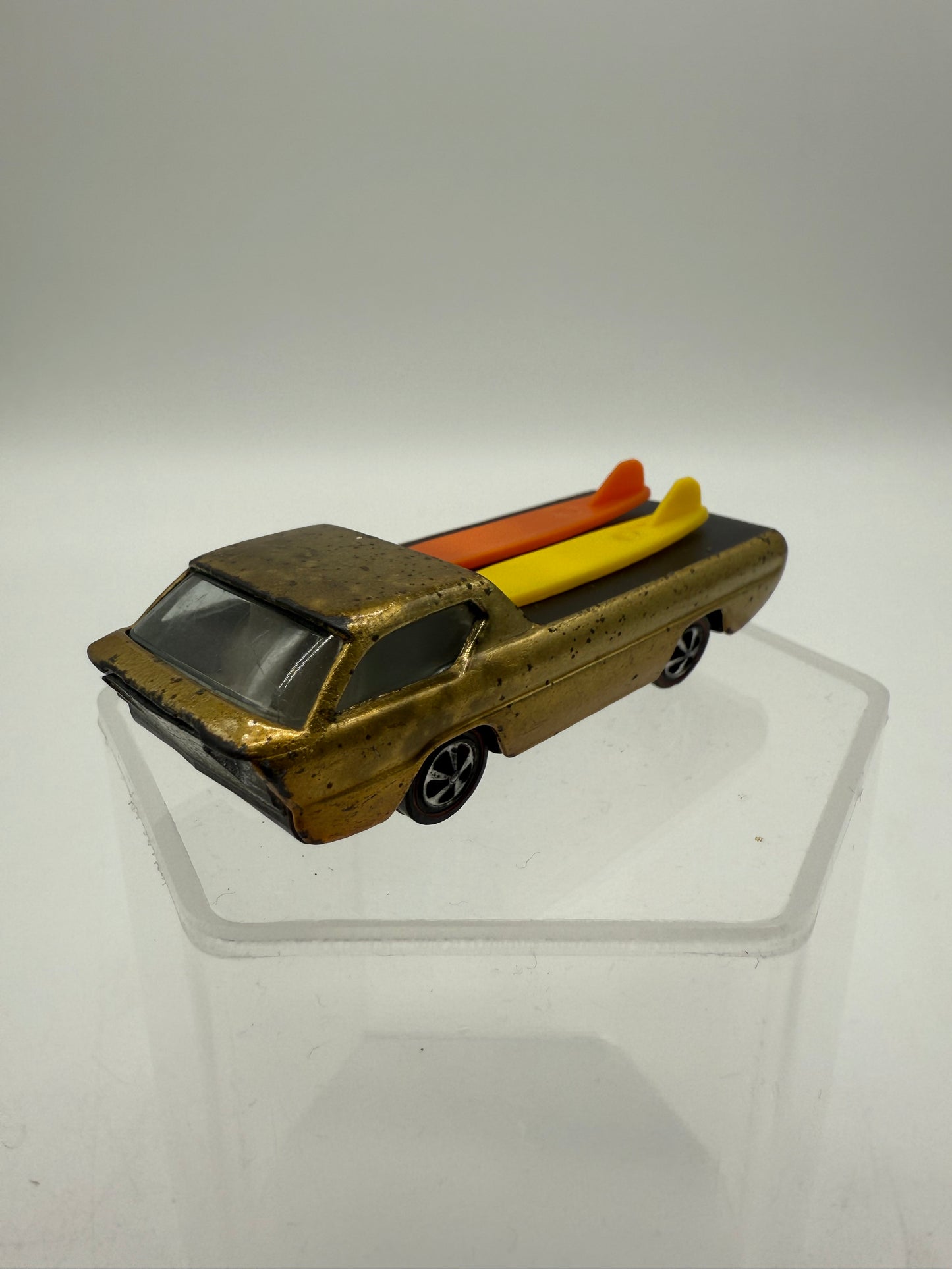 Hot Wheels Vintage 1967 Redline Dodge Deora Gold with Surfboards Loose