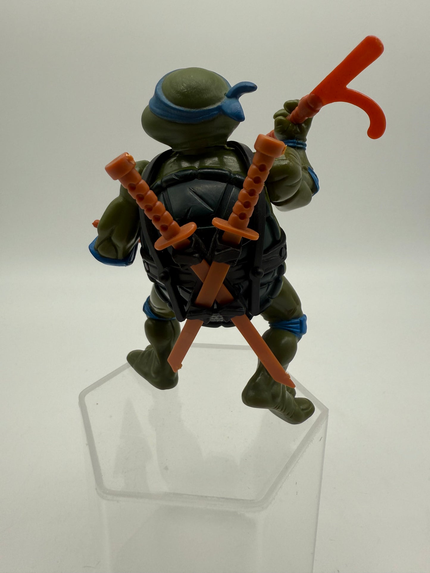 TMNT Vintage Leonardo (Soft Head With Rack) 1988 Playmates