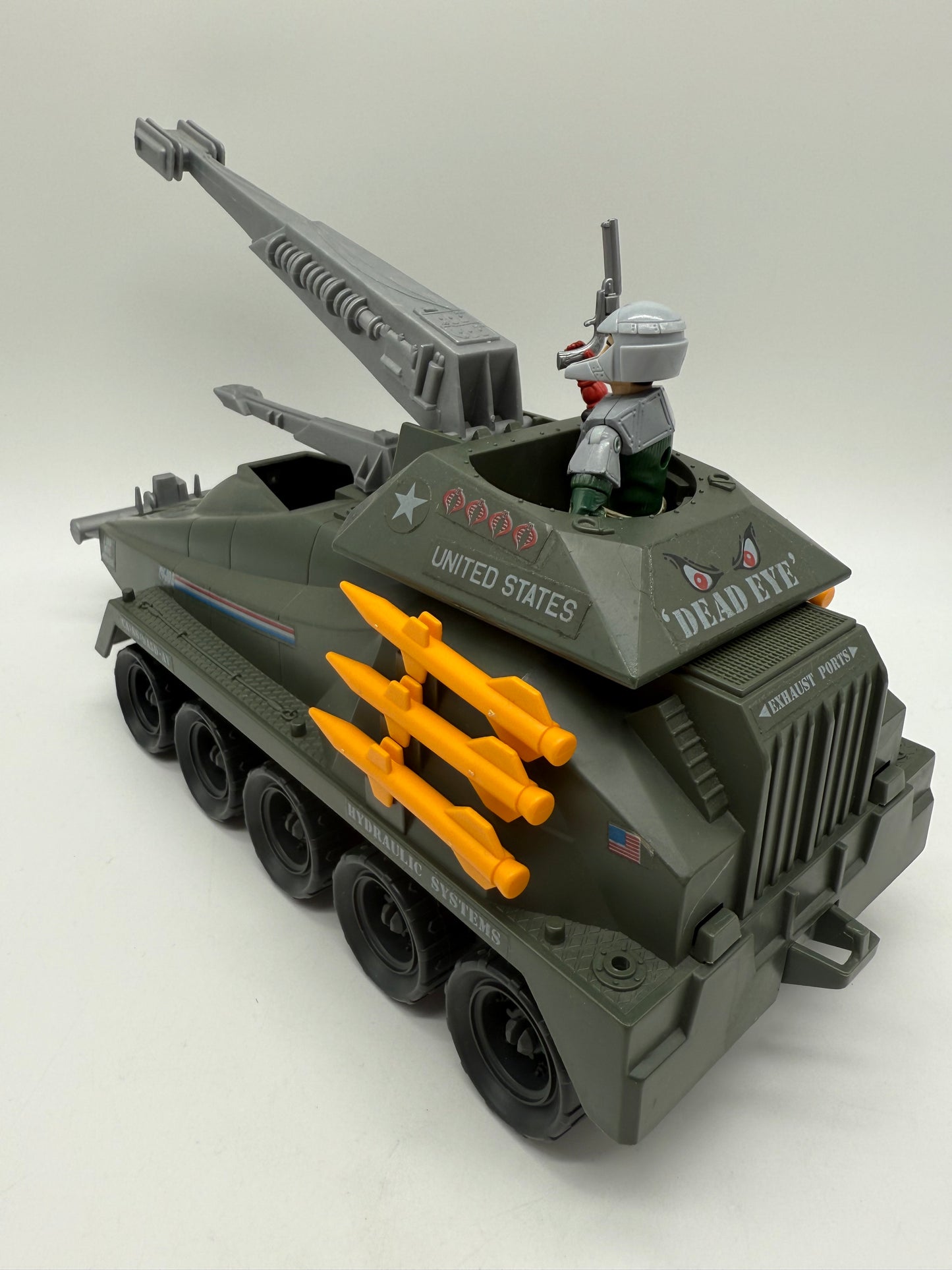 Vintage G.I. Joe Persuader with Backstop 1987 Hasbro