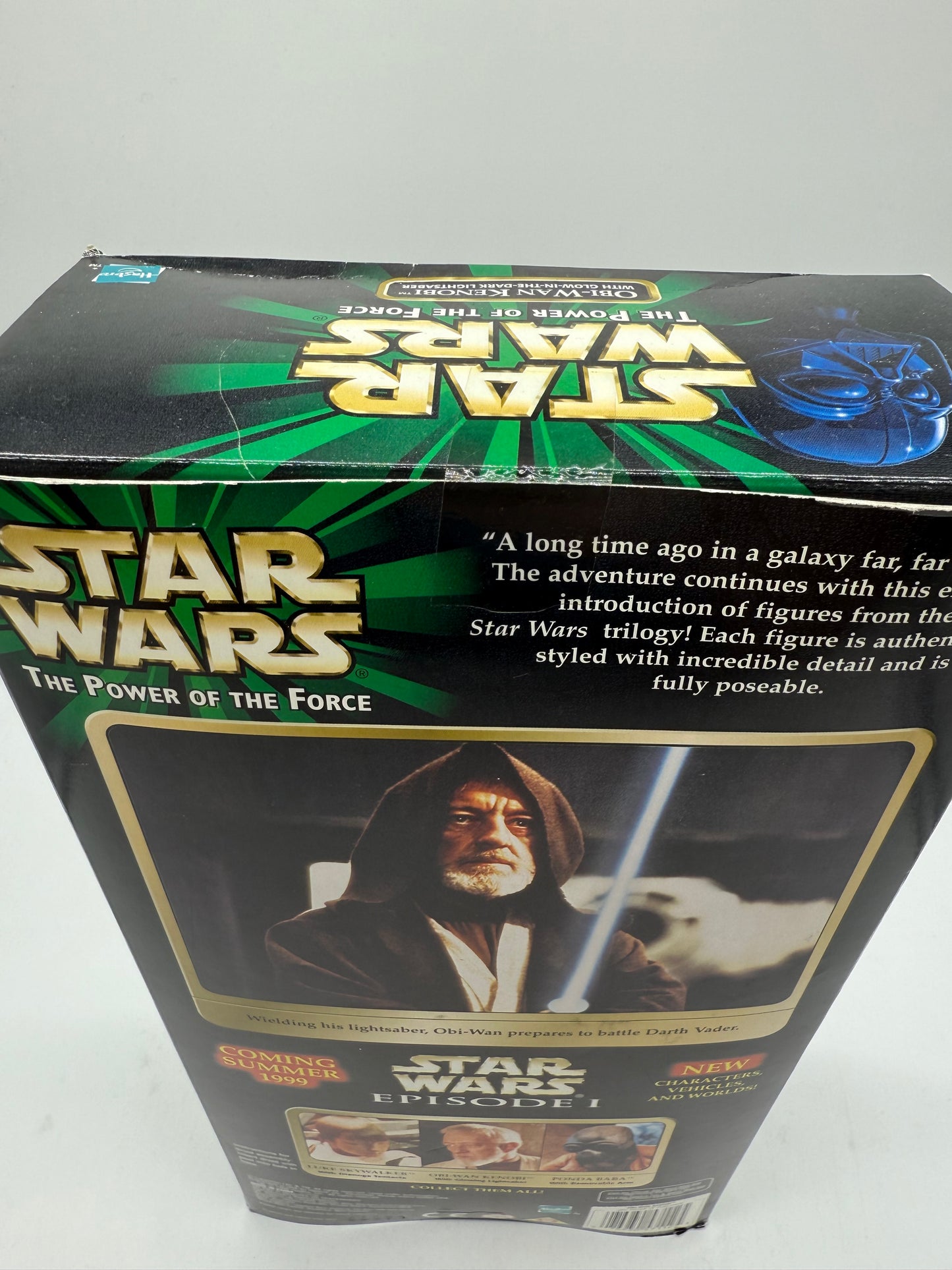 Hasbro 1998 Star Wars The Power of The Force Obi-Wan Kenobi With Glow-In-The-Dark Lightsaber