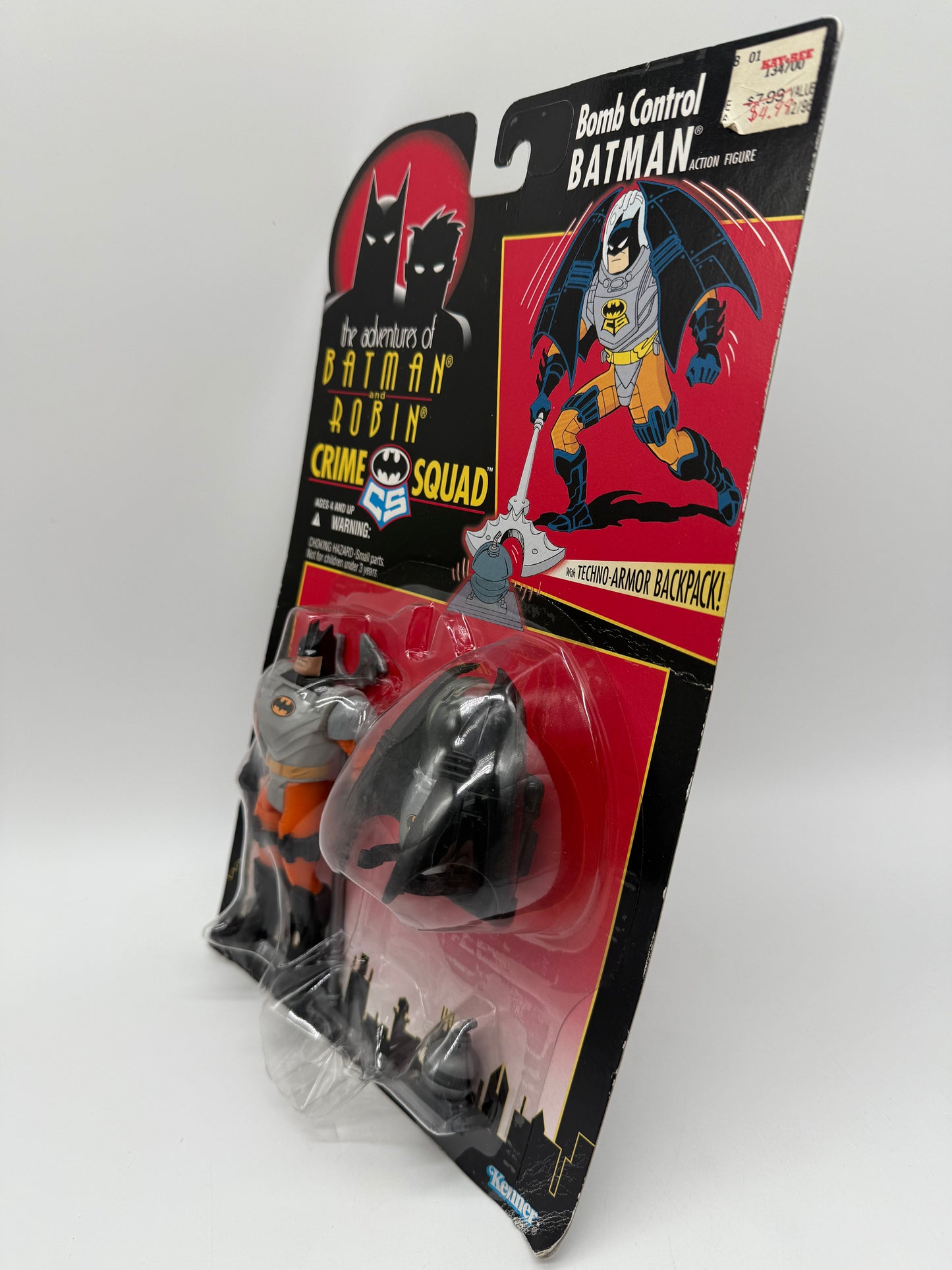 Kenner 1995 Batman and Robin Crime Squad Bomb Control Batman