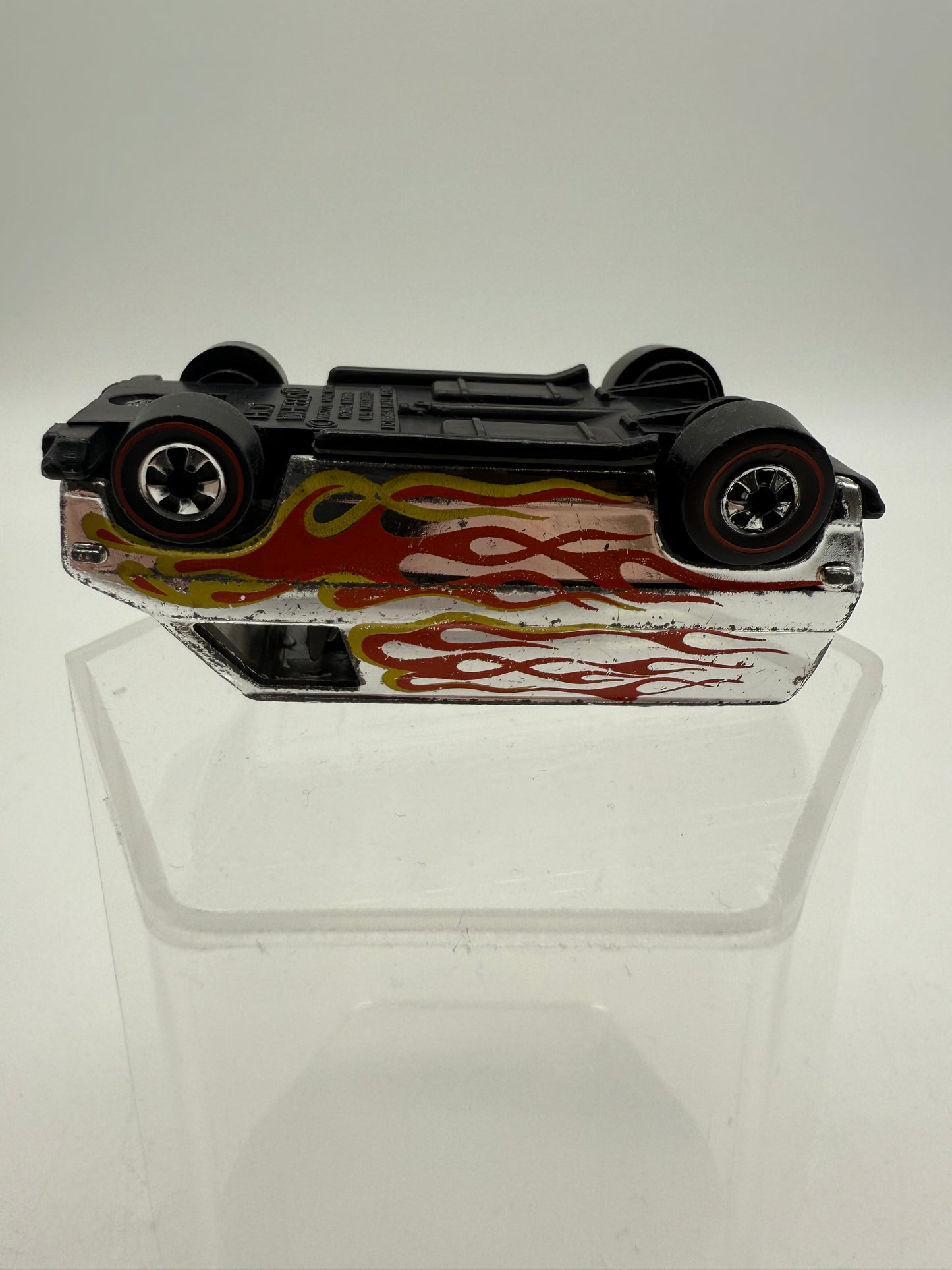 Hot Wheels Vintage 1974 Redline Chrome Super Van With Flames Mattel
