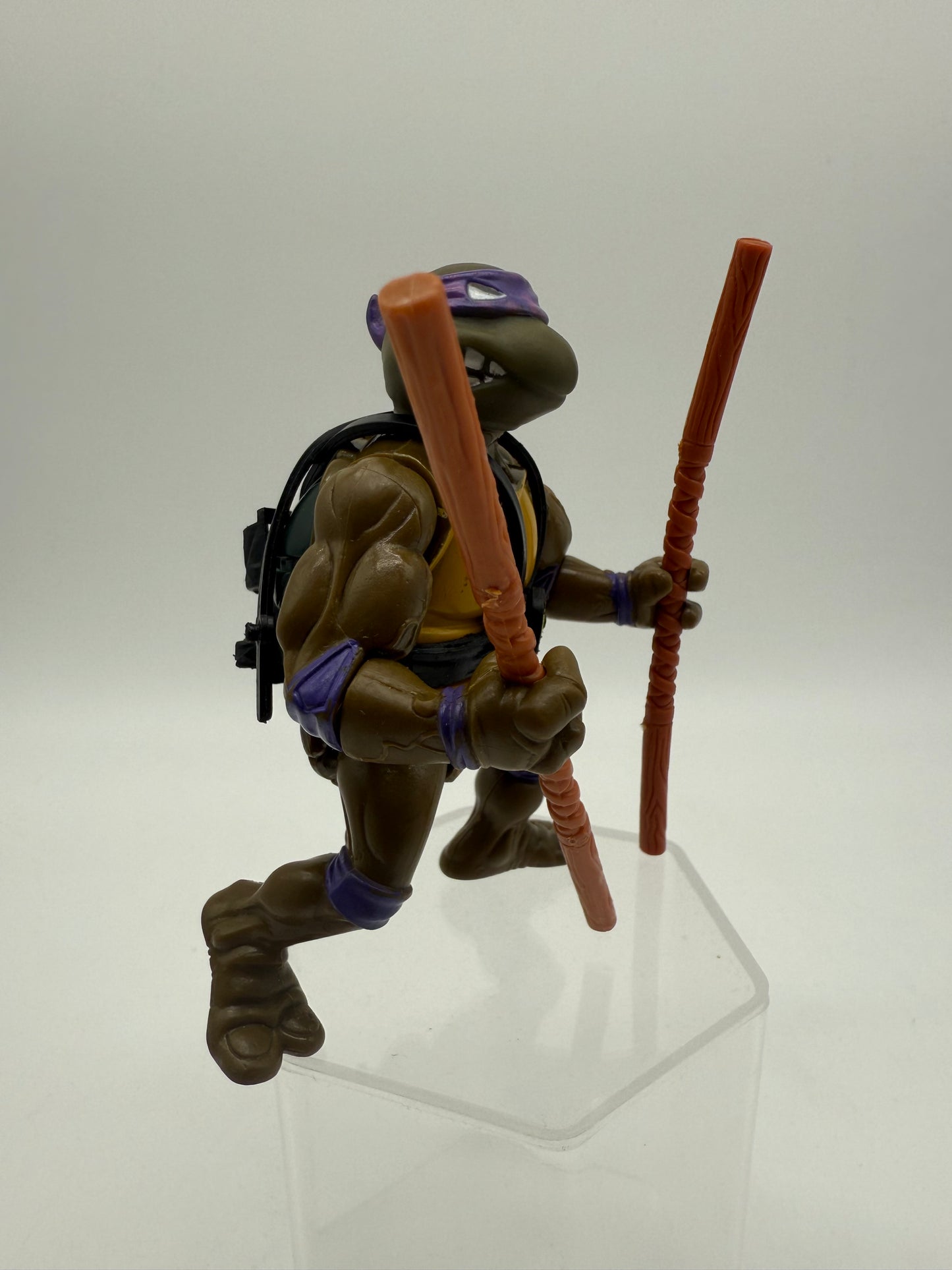 TMNT Vintage Donatello (Soft Head With Rack) 1988 Playmates