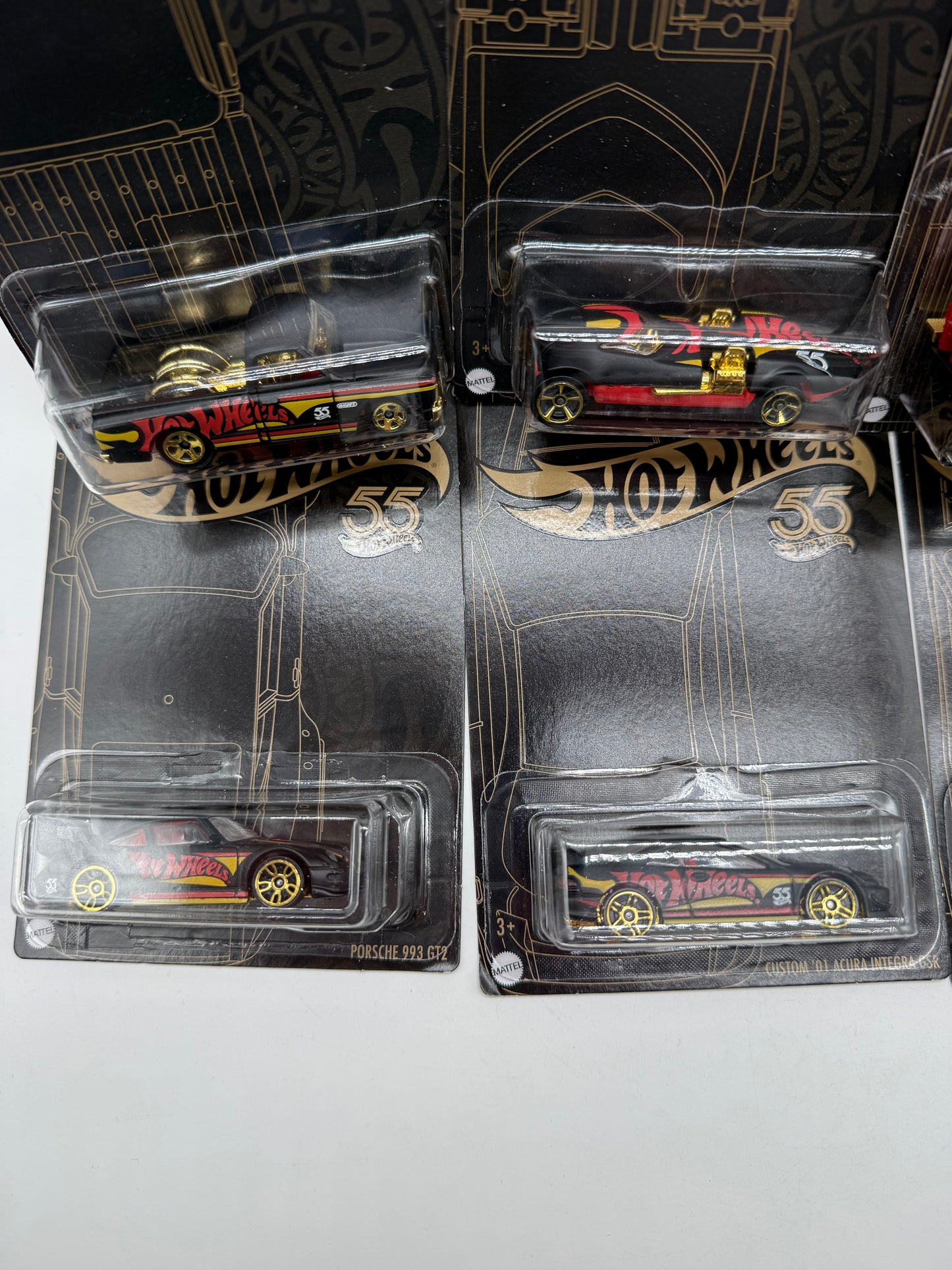 Hot Wheels 55th Anniversary 6 Car Set 2021 Mattel