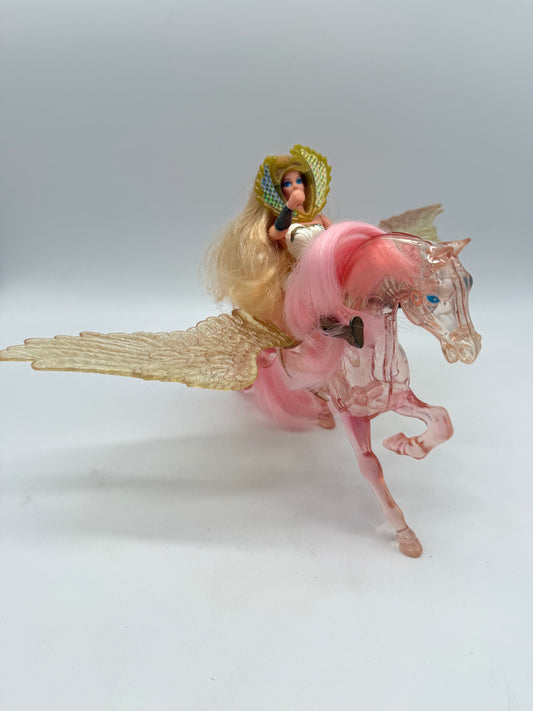 She-Ra Princess of Power Adora and Crystal Swift Wind 1984 Mattel
