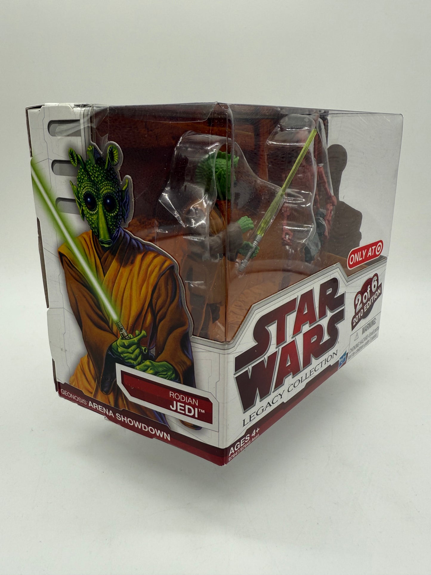 Hasbro 2009 Target Exclusive Star Wars Legacy Collection Geonosis Arena Showdown Rodian Jedi VS Battle Droid