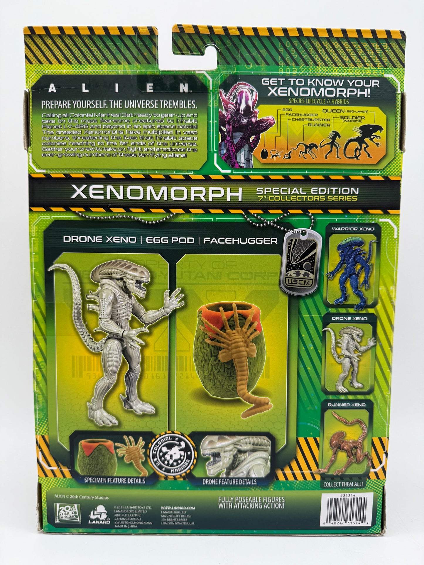 Lanard Toys 2021 Alien Collection Xenomorph Drone Special Edition Collectors Series
