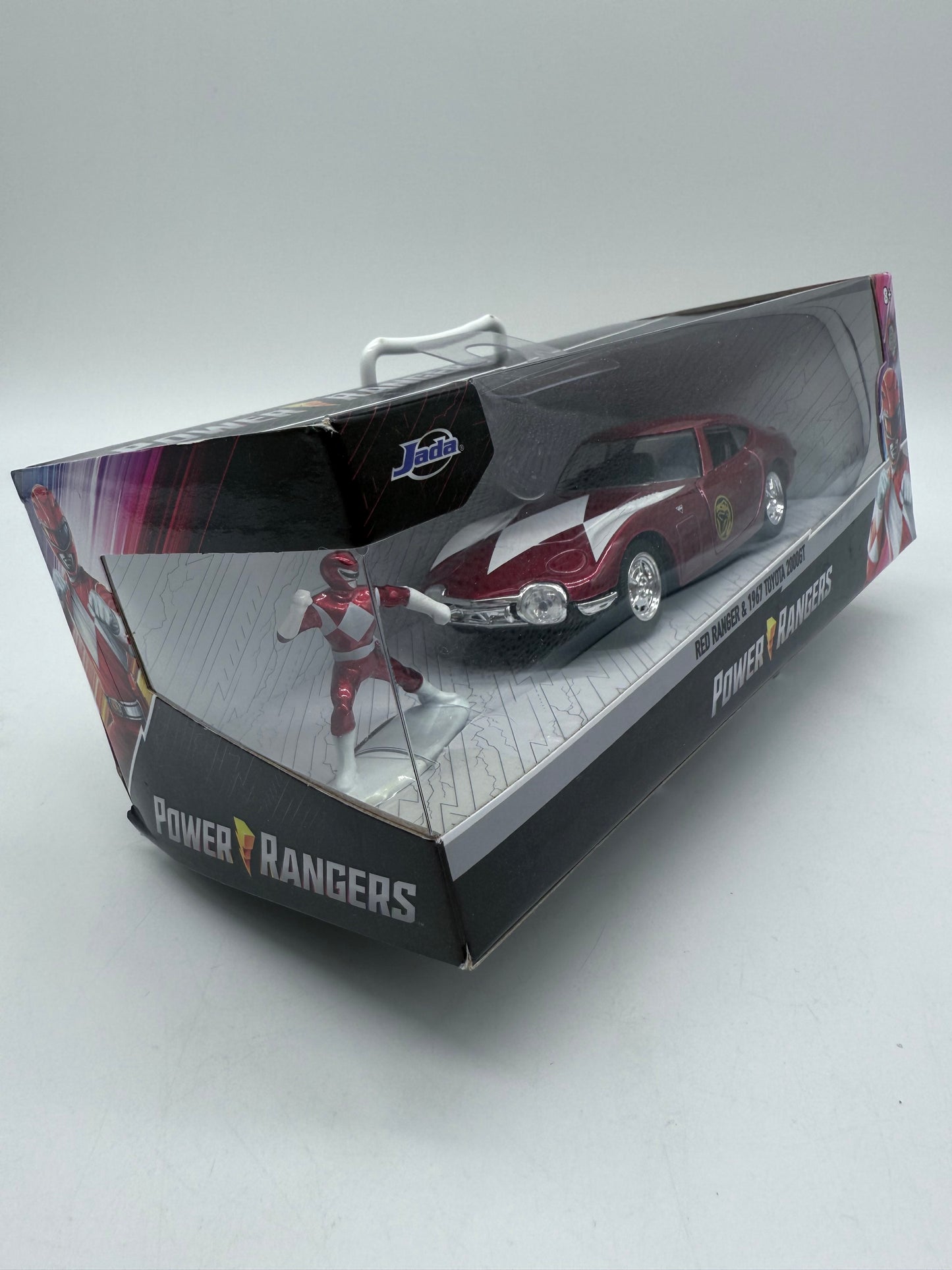 Hasbro 2022 Power Rangers Red Ranger & 1967 Toyota 2000GT