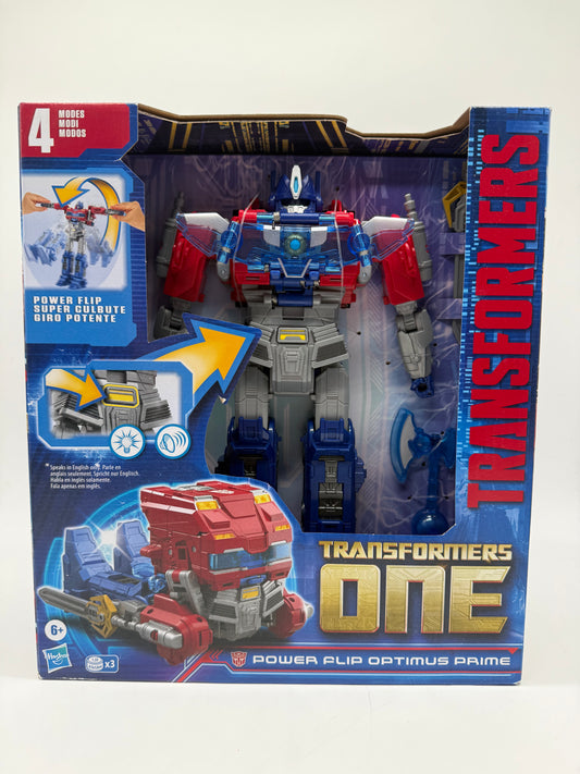 Transformers Power Flip Optimus Prime 2024 Hasbro