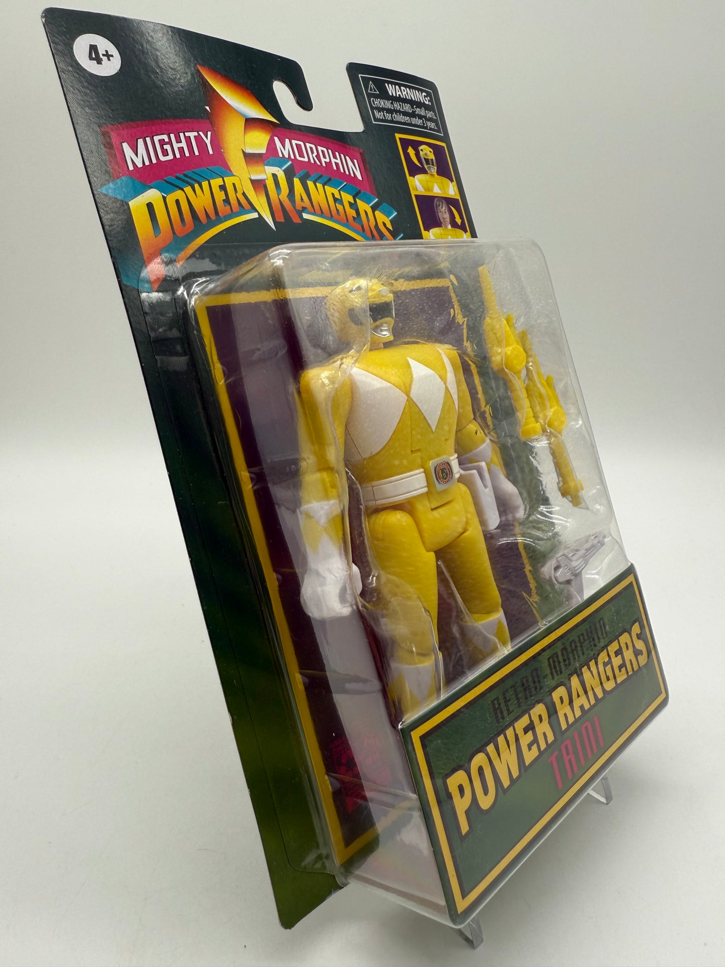 Hasbro 2020 Mighty Morphin Power Rangers Retro Morphin Power Rangers Trini Yellow