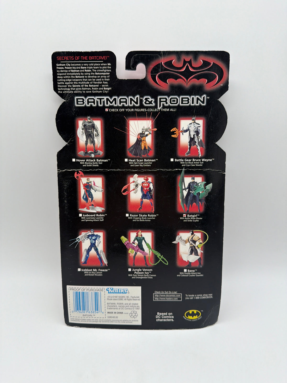Hasbro 1997 Batman & Robin Batgirl Battle Blade Blaster & Strike Scythe, photo 3 of 5