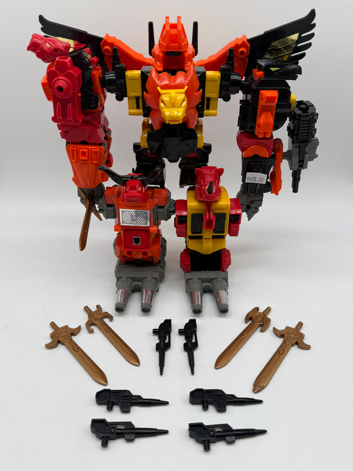 Hasbro 1986 Transformers G1 Combiners Decepticon Predaking, photo 1 of 10