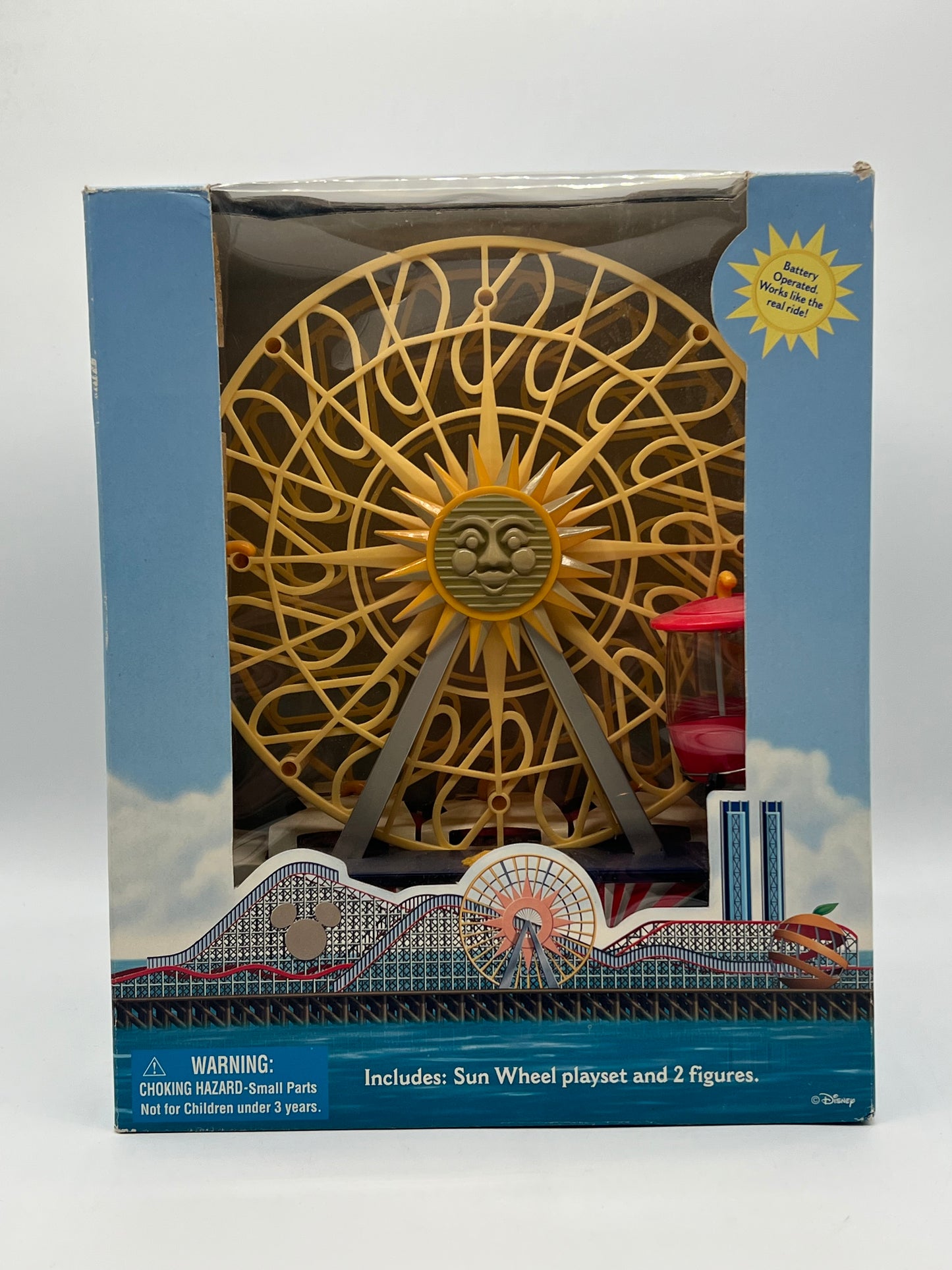 Disney California Adventure 2001 Paradise Pier Sun Wheel Playset