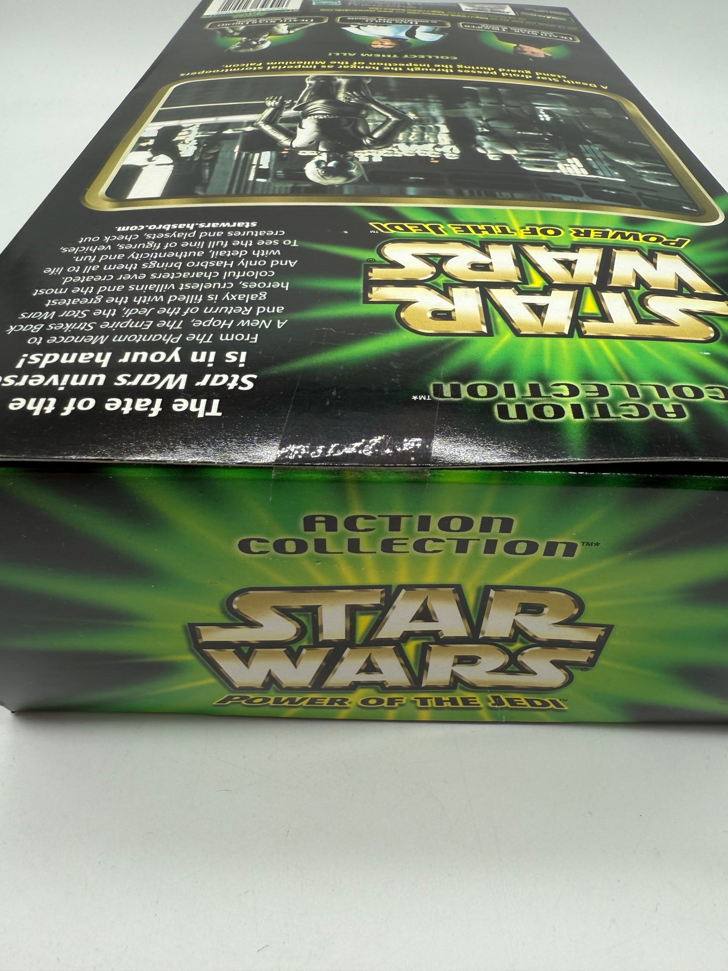 Hasbro 2001 Star Wars Power of The Jedi Death Star Droid with Mouse Droid