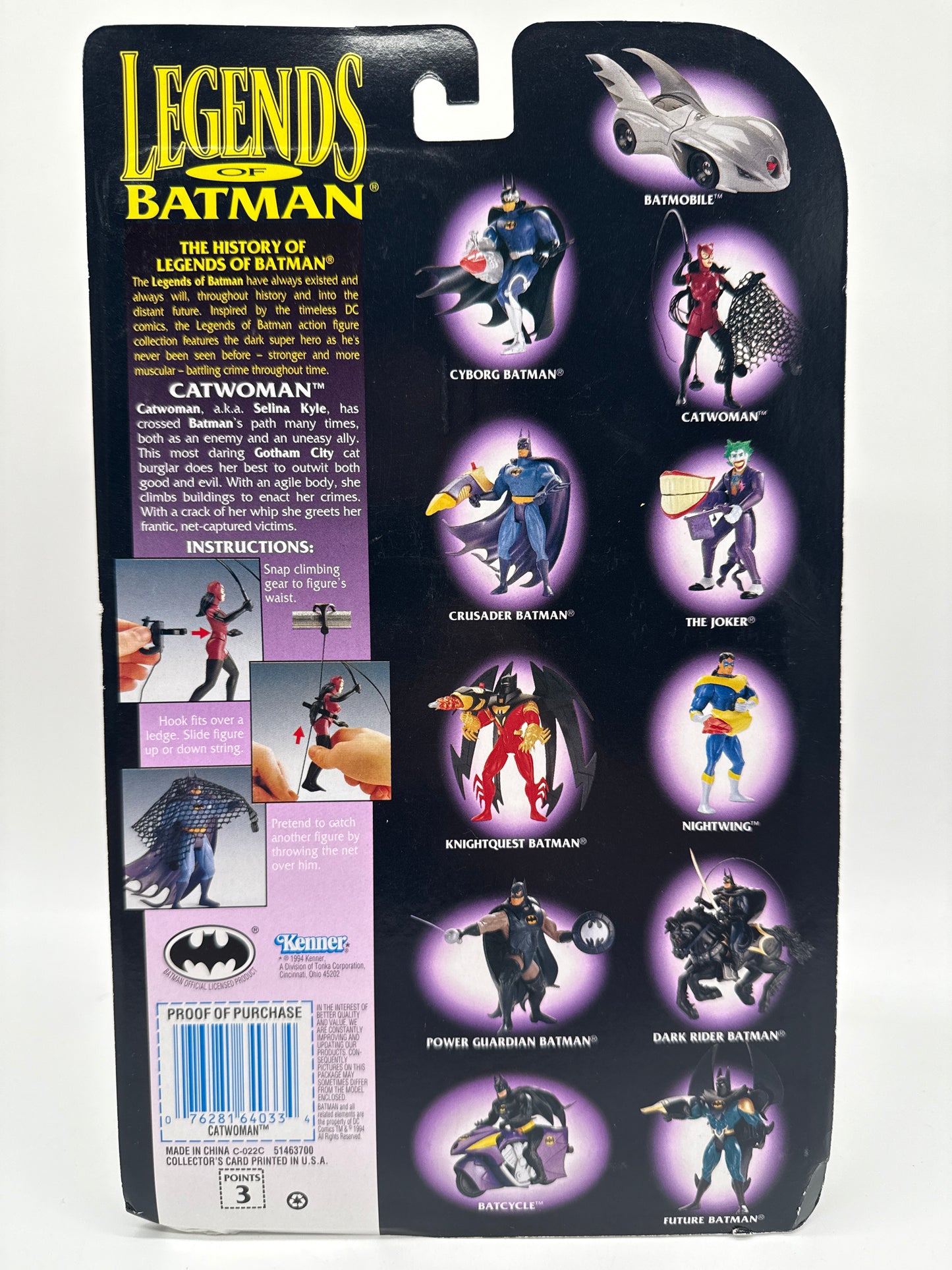 Kenner 1994 Legends of Batman Catwoman