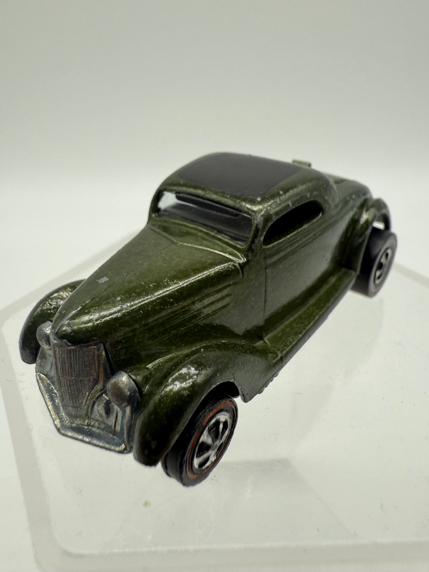 Hot Wheels Vintage Redline Classic 36 Ford Coupe (Dark Olive Green) 1969 Mattel