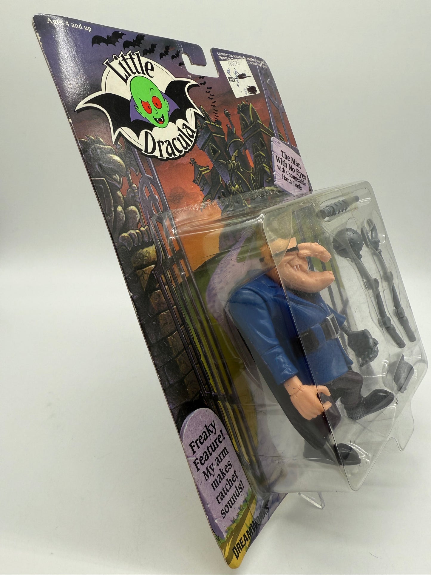 Dreamworks 1991 Little Dracula The Man With No Eyes (With Changeable Hand Tools)
