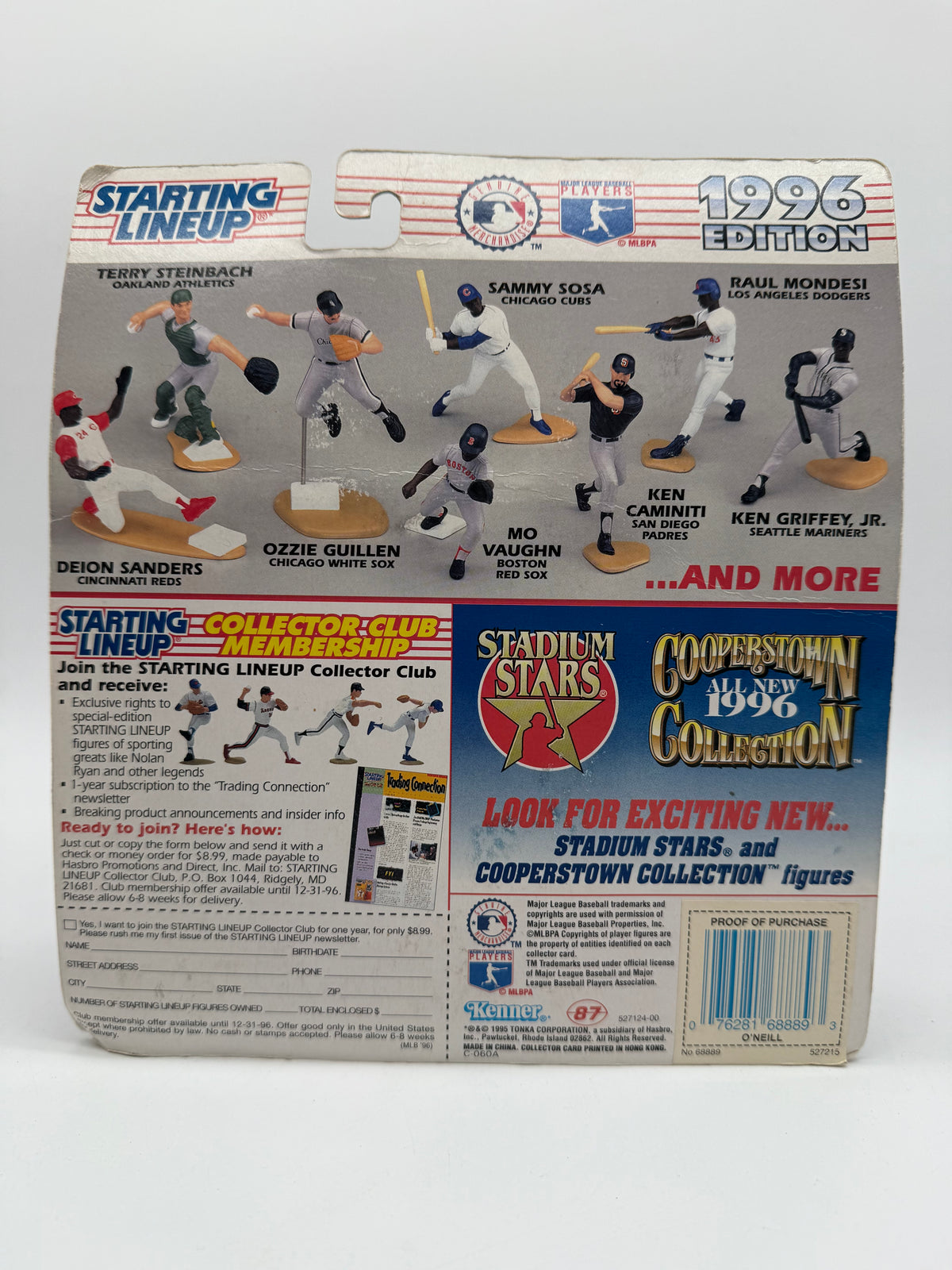 Kenner 1995 Starting Lineup Paul O'Neill, photo 4 of 4