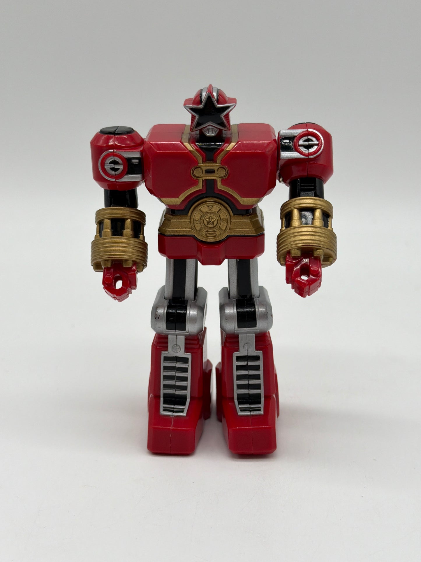 Bandai 1996 Mighty Morphin Power Rangers Red Zeo Battlezord 5”