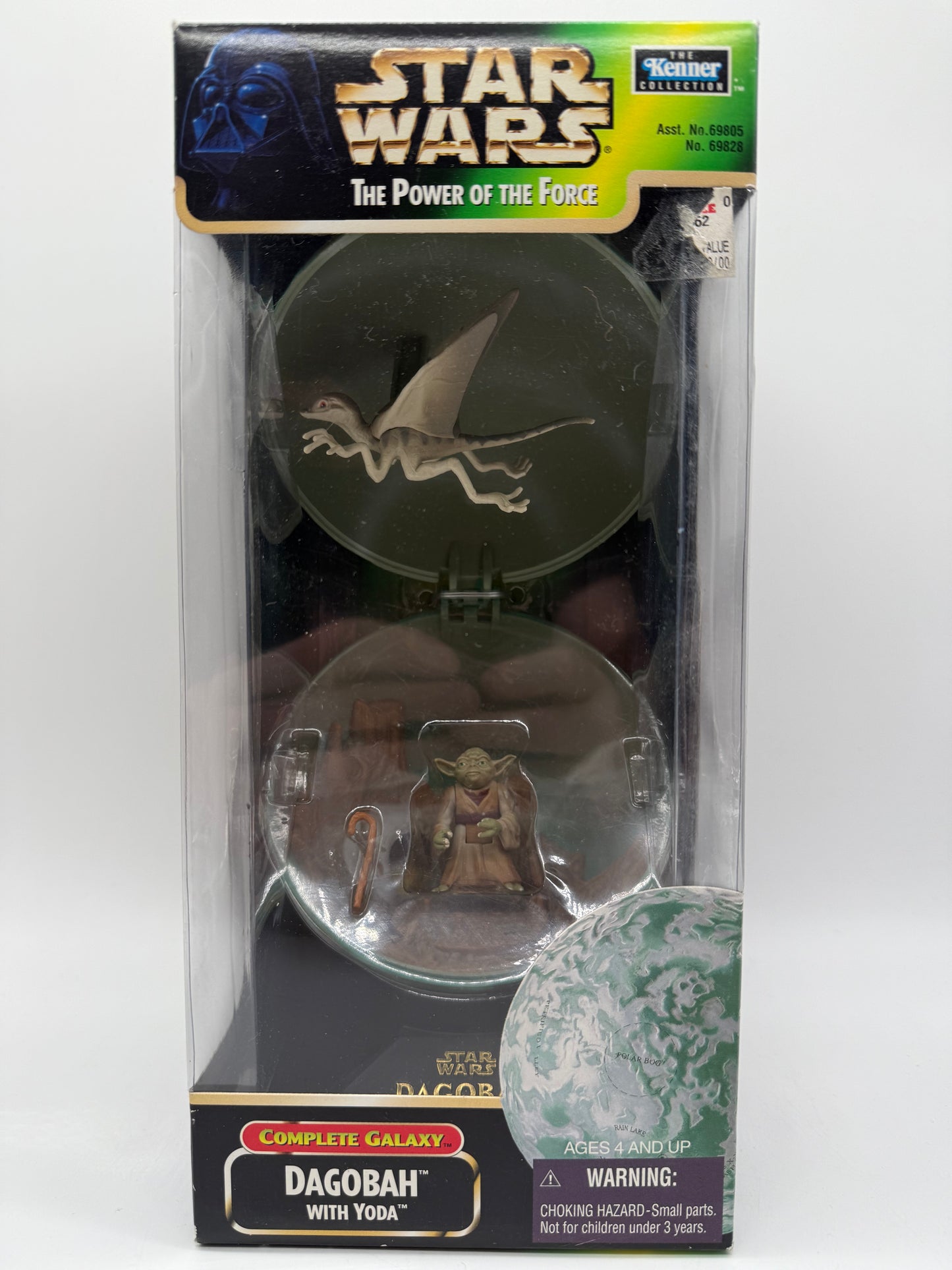 Hasbro 1998 Star Wars The Power of The Force Dagobah With Yoda