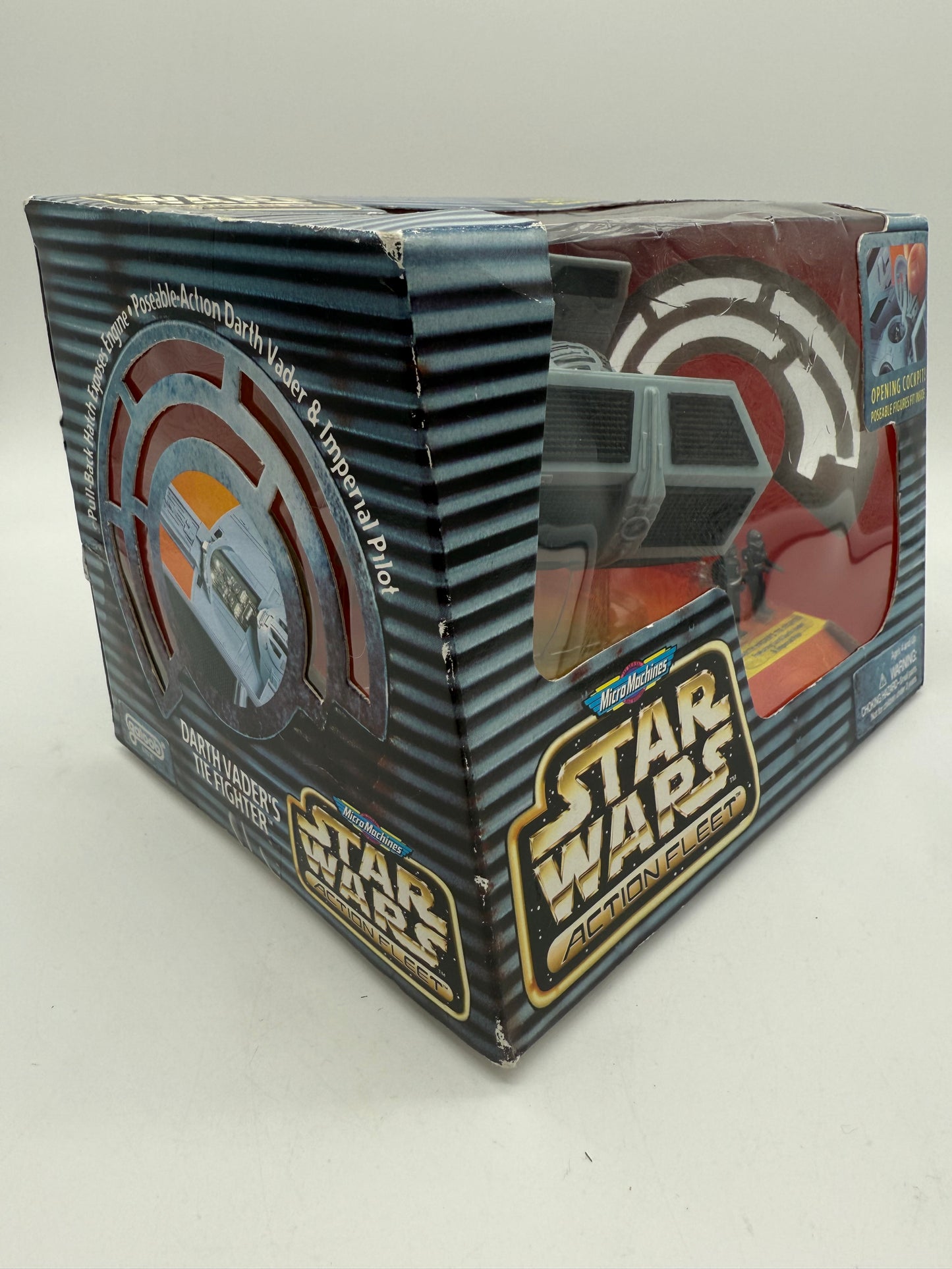 Galoob 1996 Star Wars Action Fleet Darth Vader's Tie Fighter with Darth Vader and Imperial Pilot