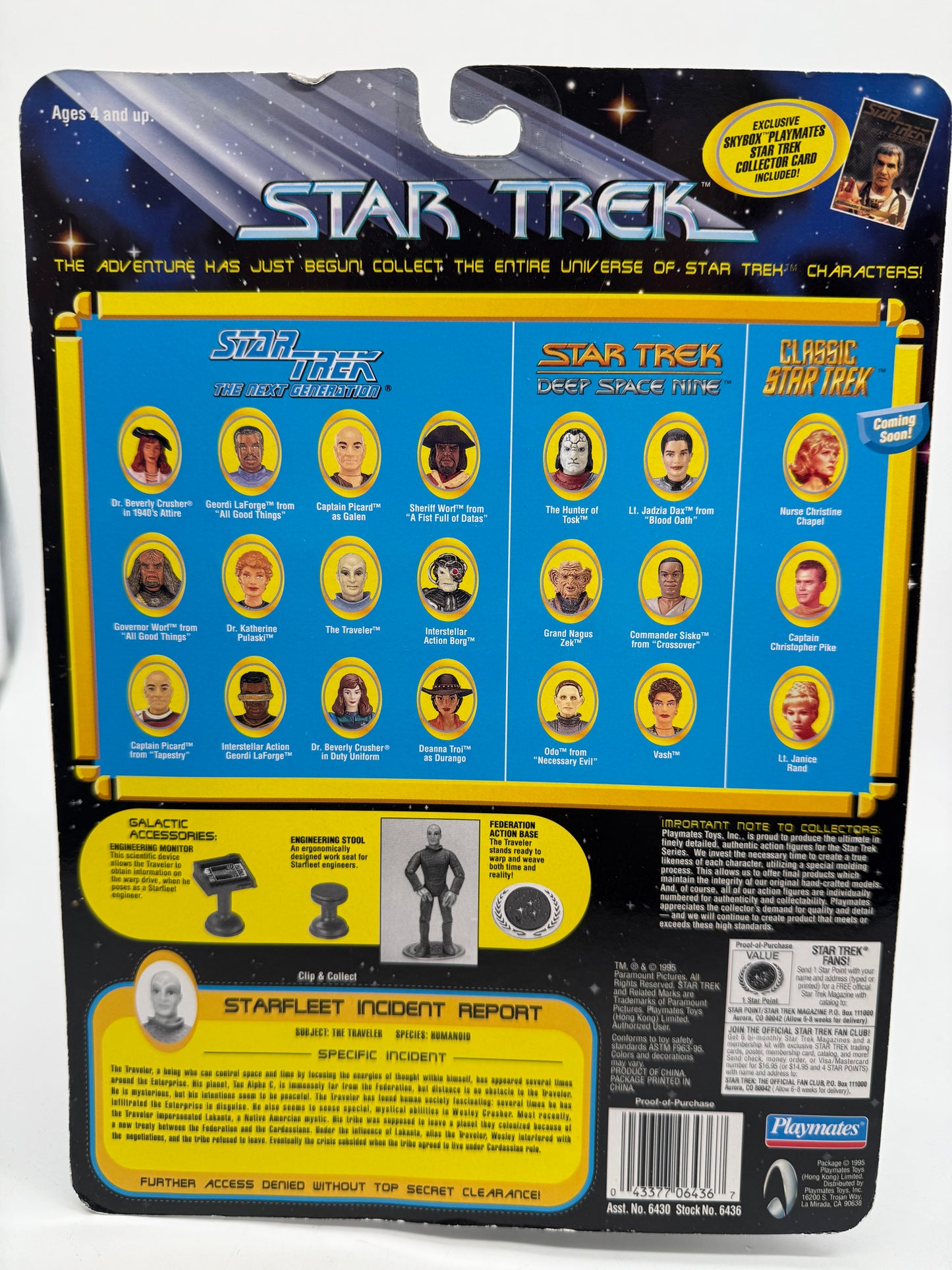 Star Trek The Traveler 1995 Playmates