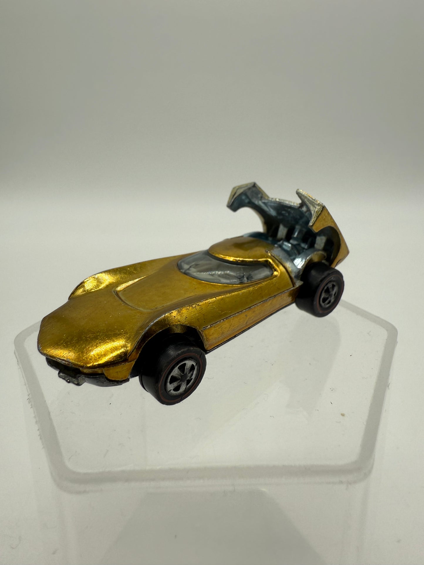 Hot Wheels Vintage 1968 Redline Turbofire Gold Loose