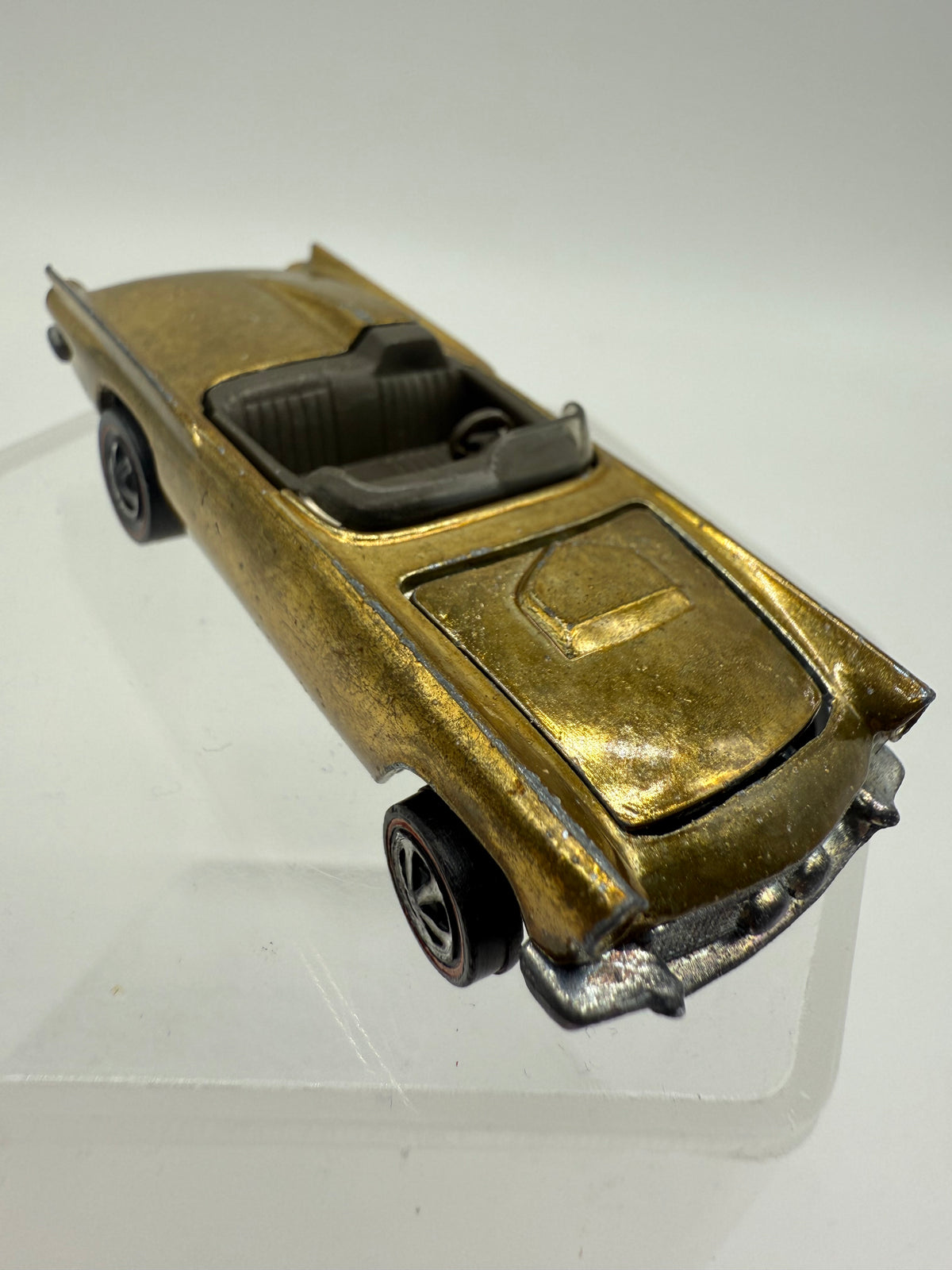 Mattel 1968 Hot Wheels Vintage Redline Classic '57 T-Bird Gold, photo 4 of 11