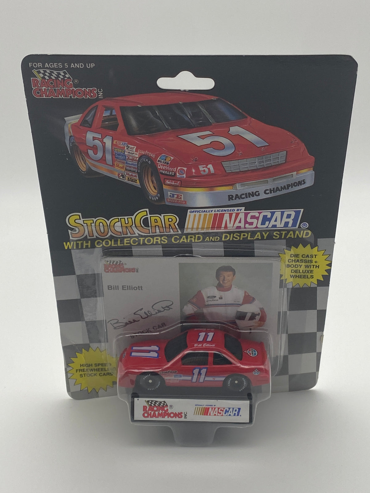 Racing Champions Nascar Stock Car 1991 Bill Elliot #11 1:64 Die-Cast Car, photo 1 of 6