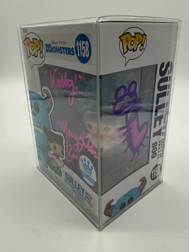 Funko Pop Monsters Inc Sully with Boo (Signed By Mary Gibbs)