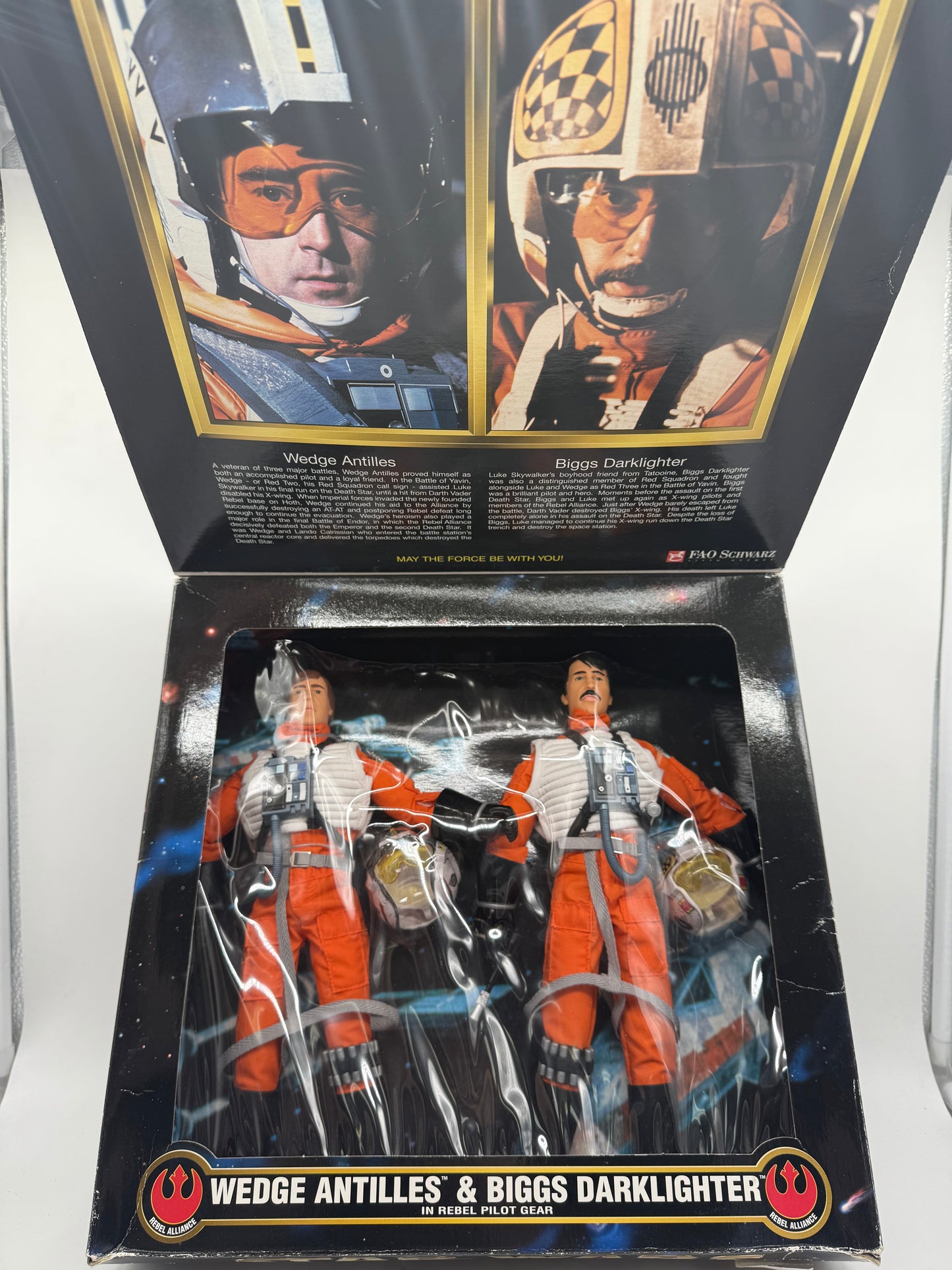 Hasbro 1998 Star Wars Action Collection Wedge Antilles & Biggs Darklighter