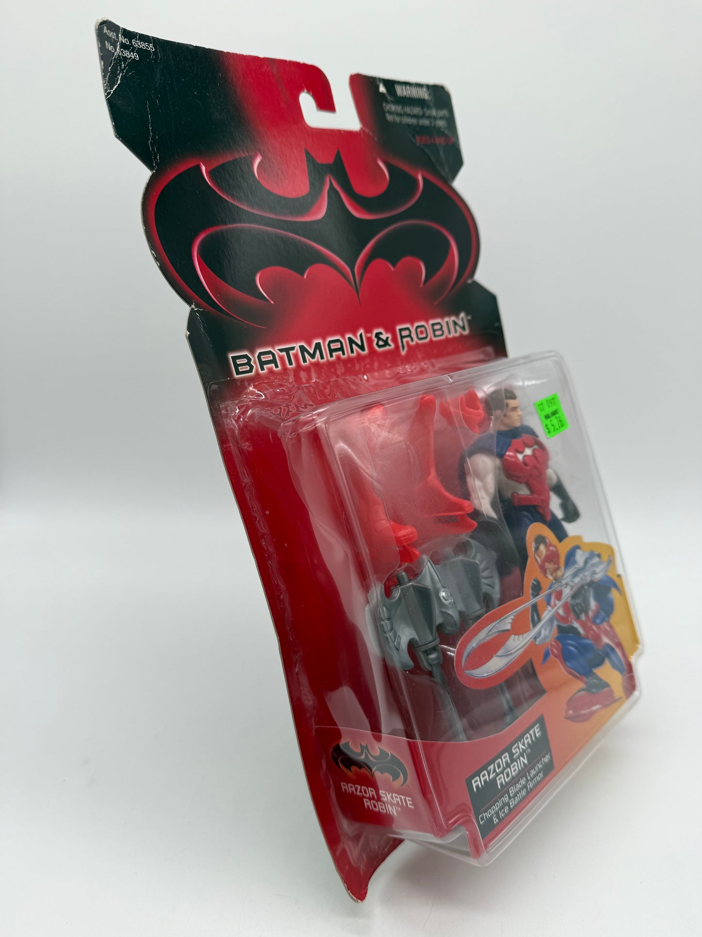 Hasbro 1997 Batman & Robin Razor Skate Robin (Chopping Blade Launcher & Ice Battle Armor)